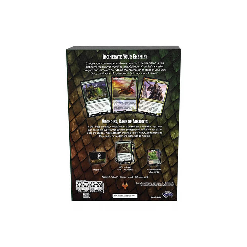 MTG Adventures Forgotten Realms Commander Deck Draconic Rage Maziply Toys MTG Adventures Forgotten Realms Commander Deck Draconic Rage Maziply Toys