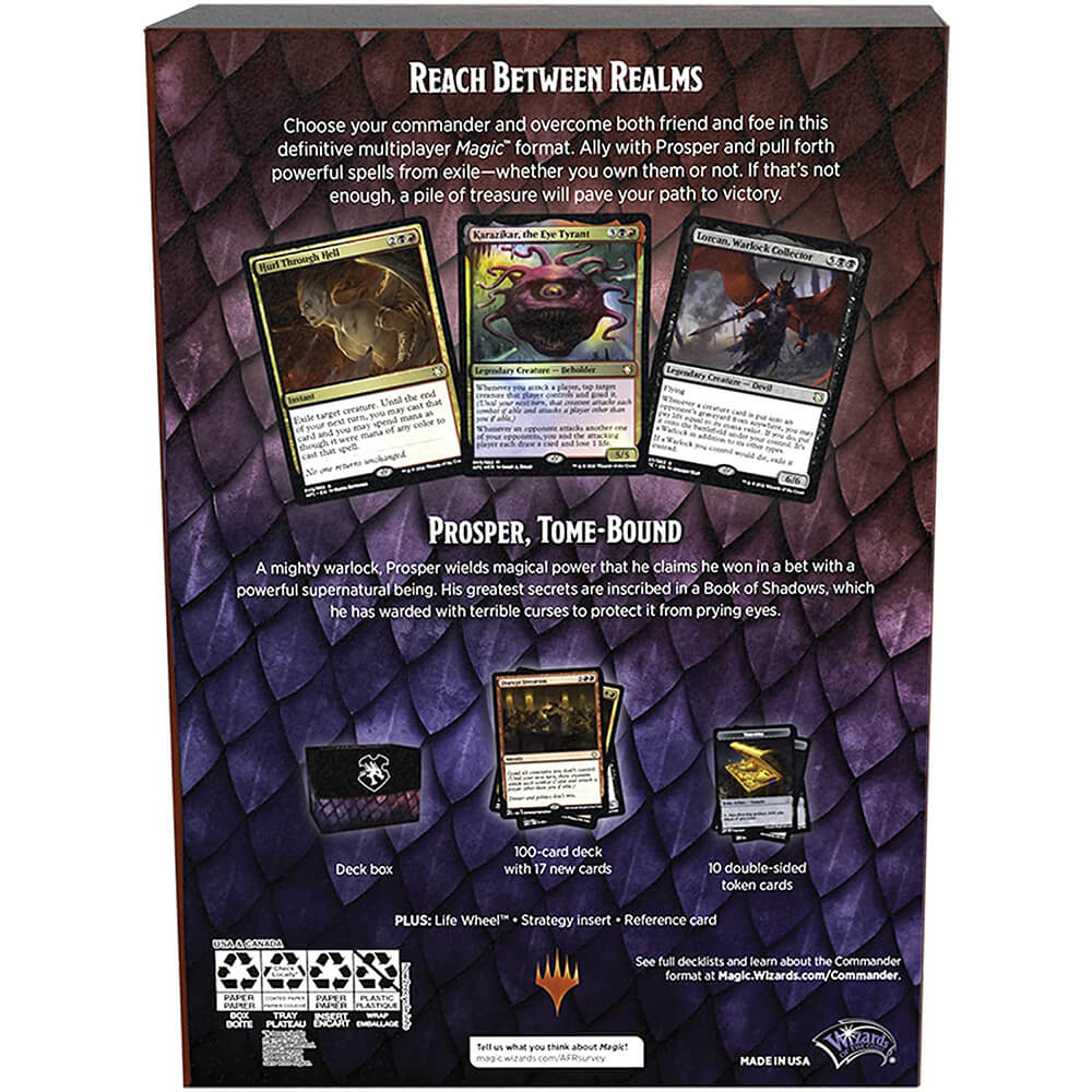 Magic: The Gathering Adventures in The Forgotten Realms Commander Deck – Planar Portal (Red-Black)