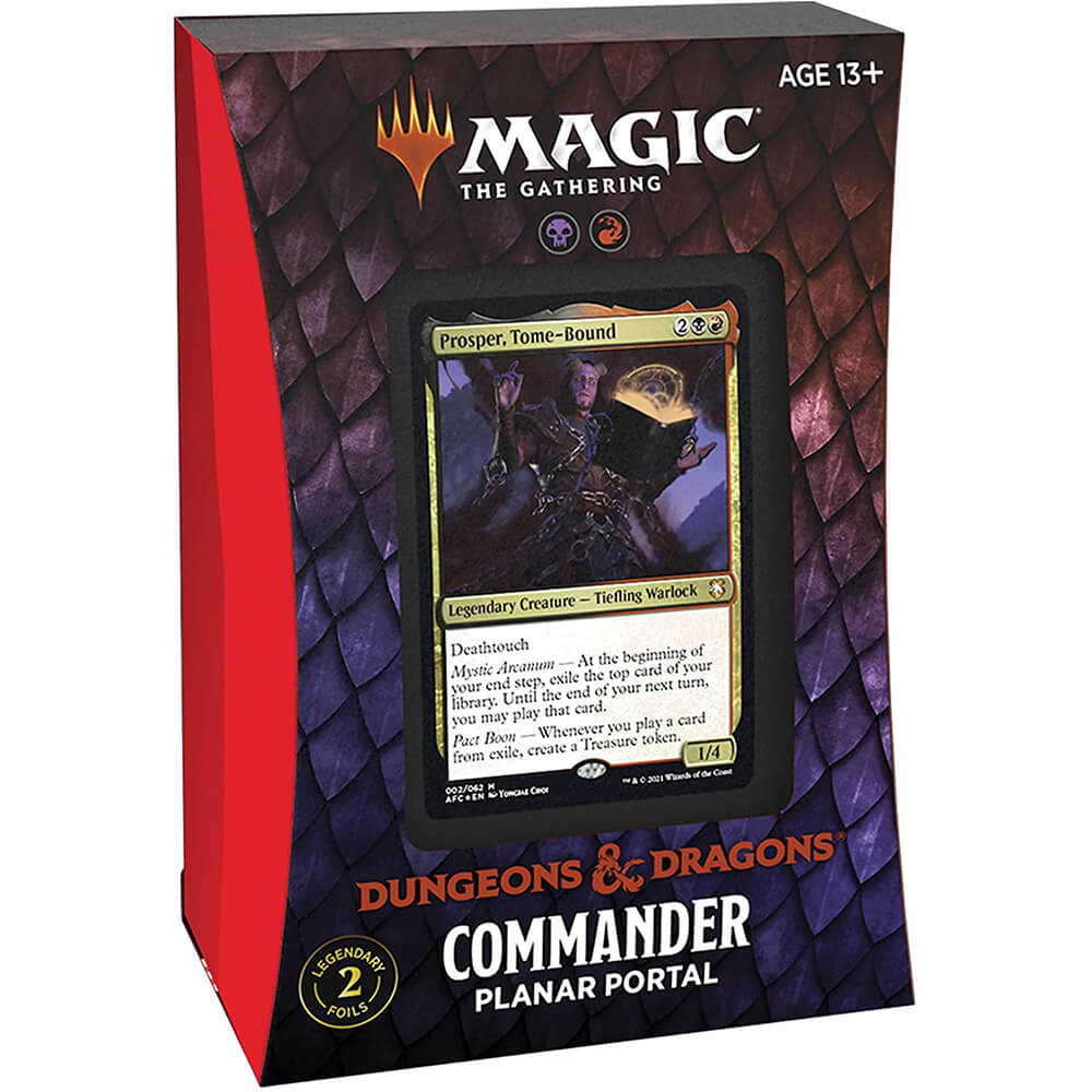 Magic: The Gathering Adventures in The Forgotten Realms Commander Deck – Planar Portal (Red-Black)