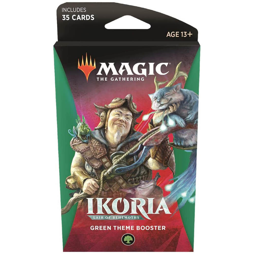 Magic The Gathering Ikoria: Lair of Behemoths Green Theme Booster Pack