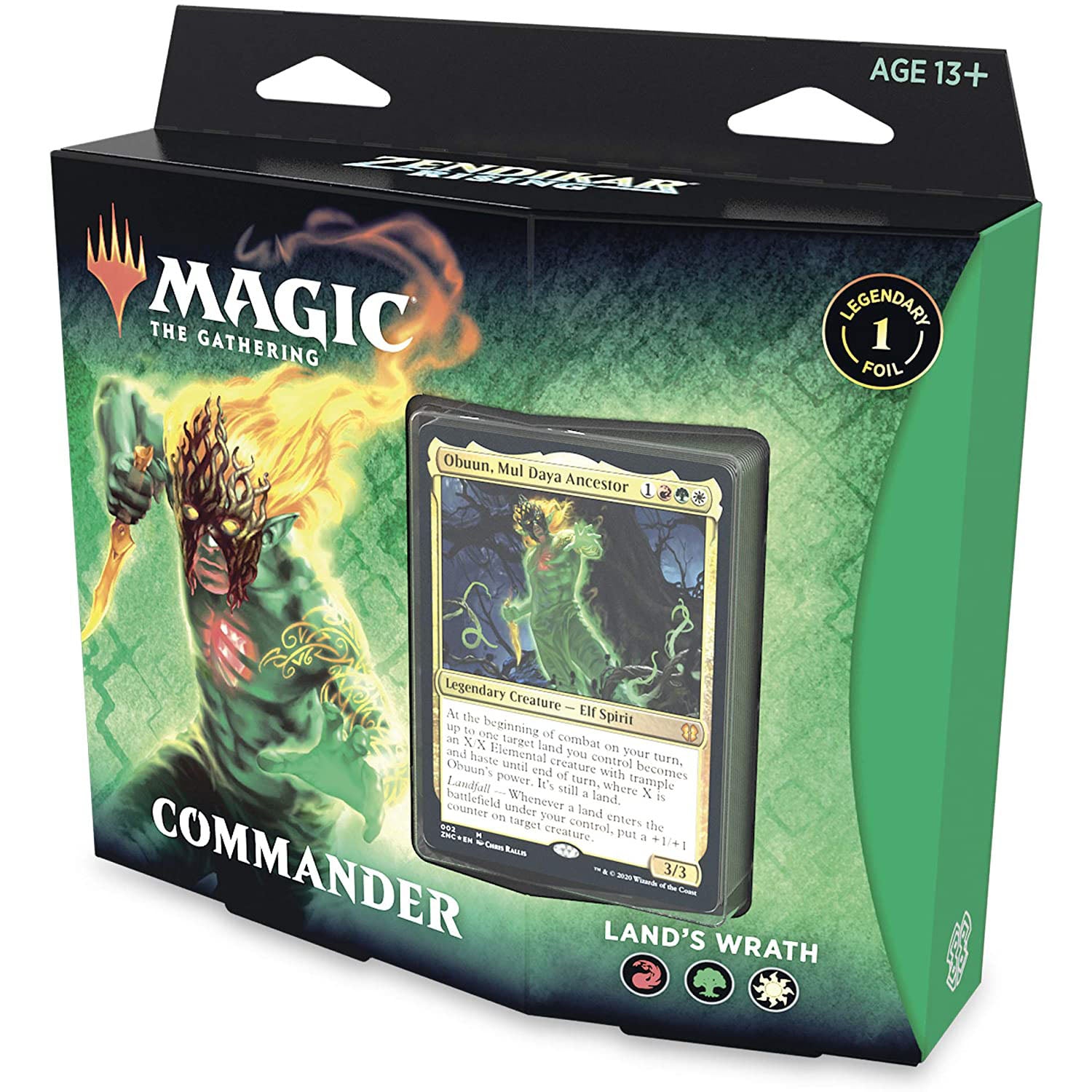 Magic MTG Zendikar Rising Commander Deck Land’s Wrath