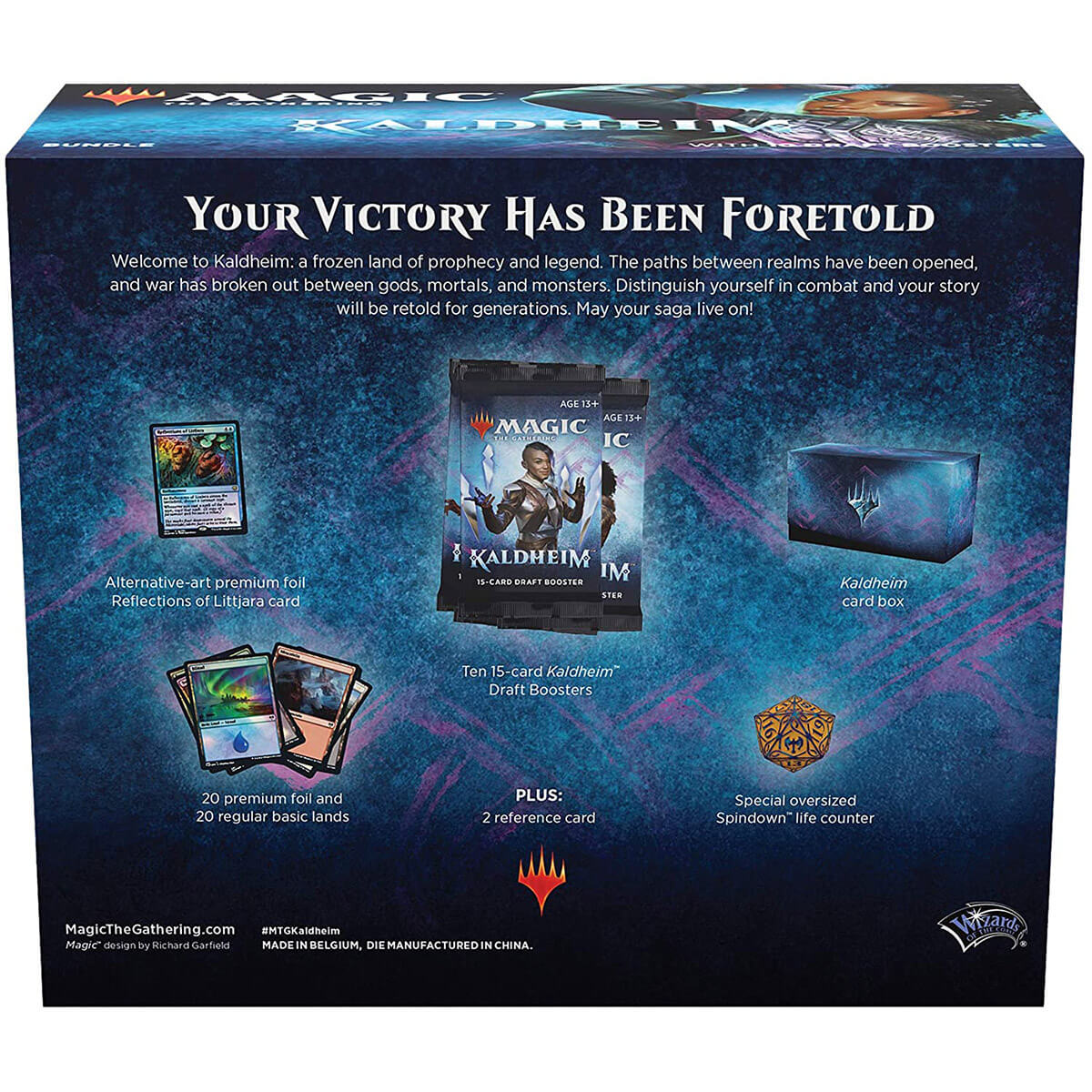 Magic MTG TCG Kaldheim Bundle with 10 Draft Boosters