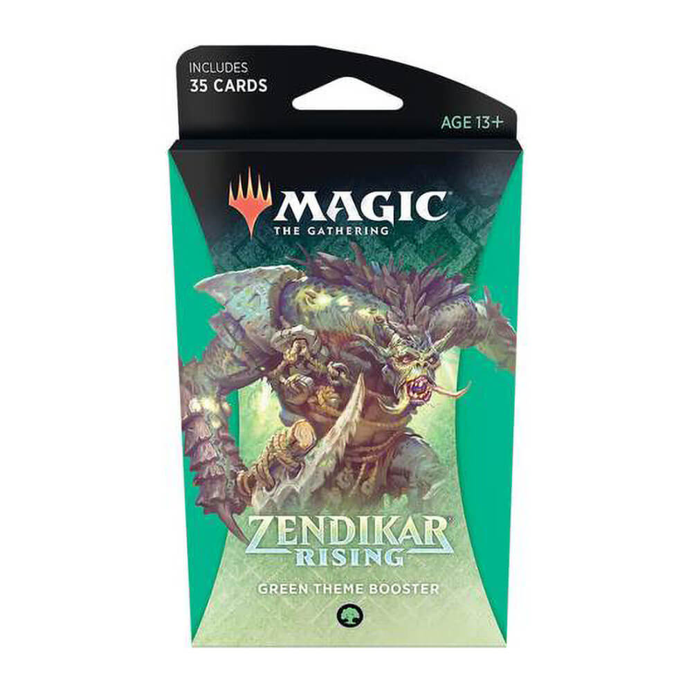 Magic The Gathering TCG Zendikar Rising Green Theme Booster Set