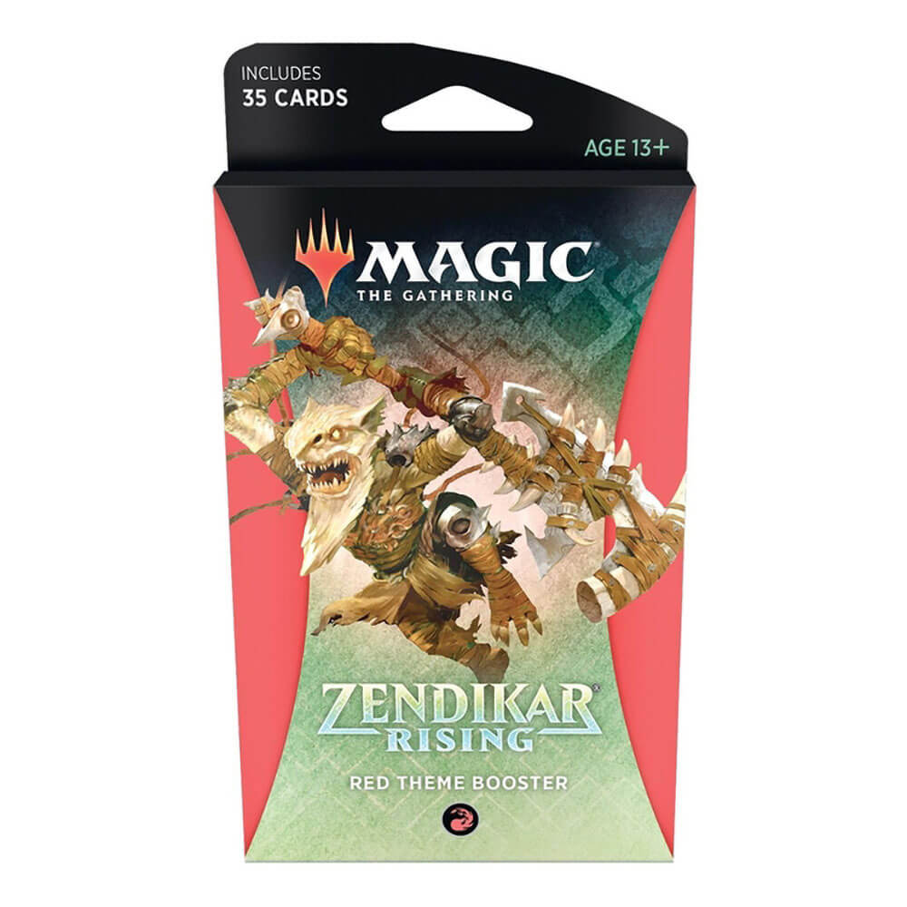 Magic The Gathering TCG Zendikar Rising Red Theme Booster Set