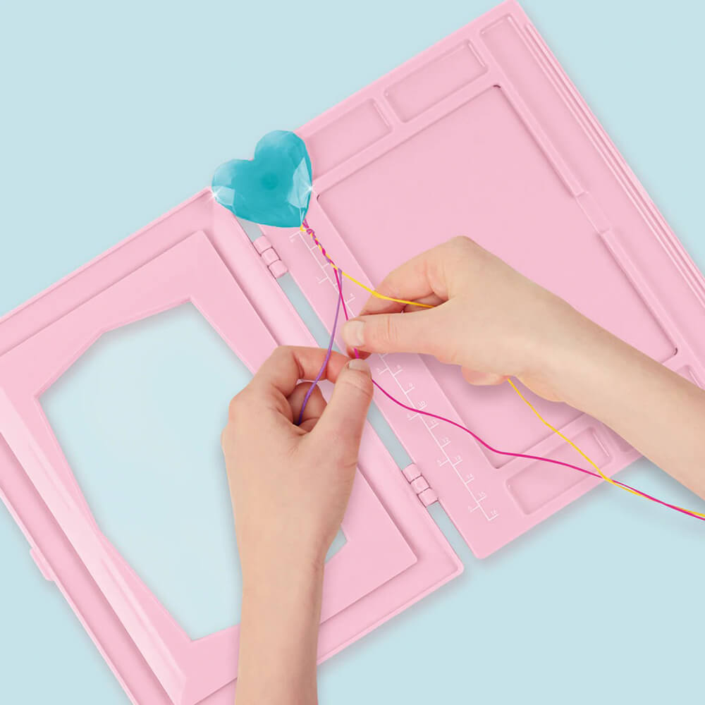 Creativity for Kids Tile Art Necklaces Kit Craft Set Faber-Castell Makes 8  New