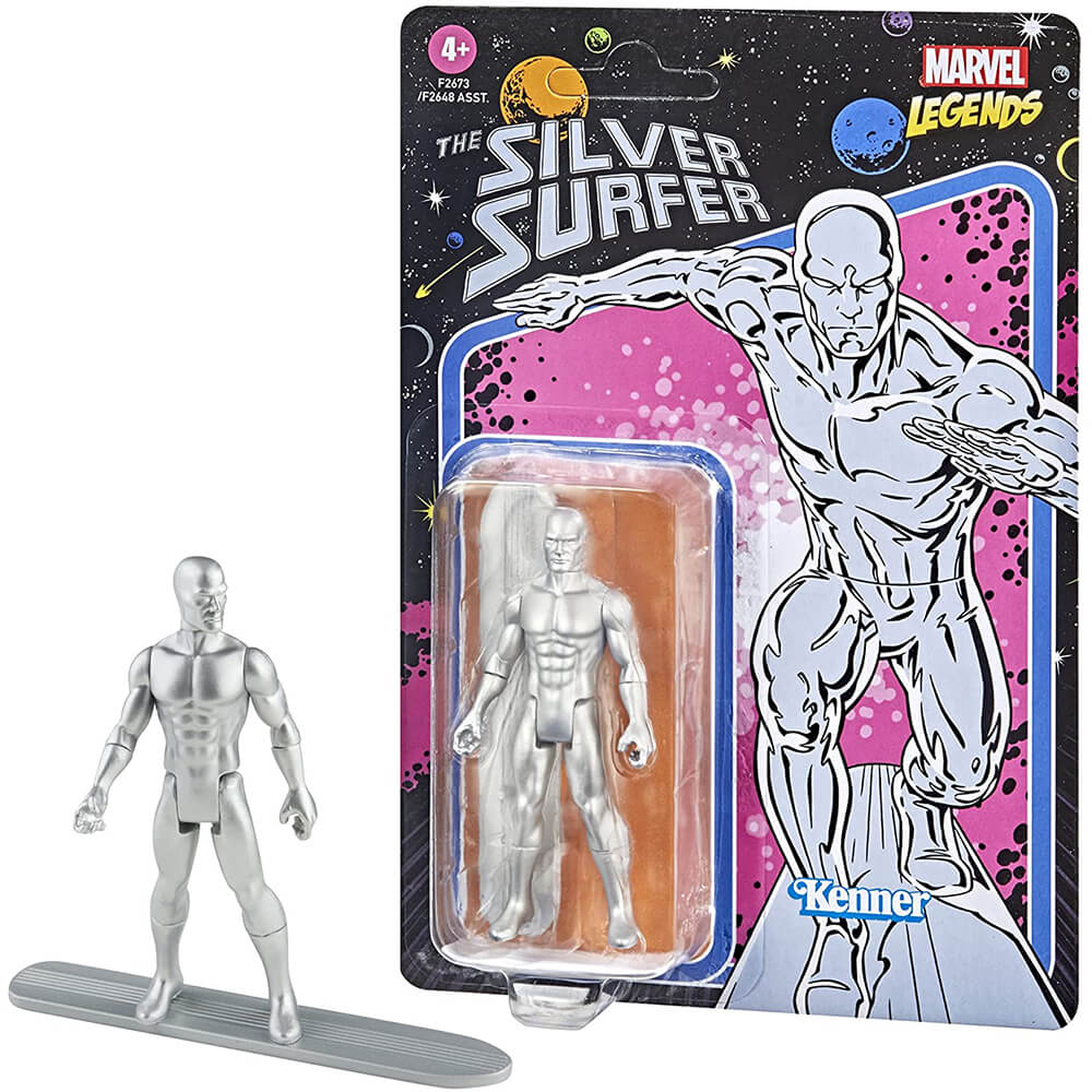 Marvel Legends Series 3.75-inch Retro Silver Surfer Action Figure