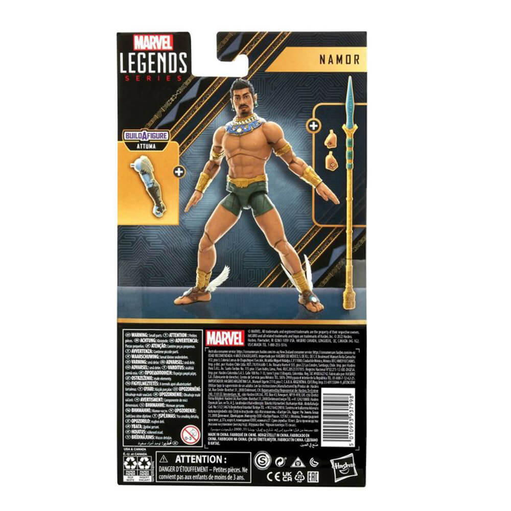 Marvel Legends Series Black Panther Legacy Collection Namor 6" Action Figure