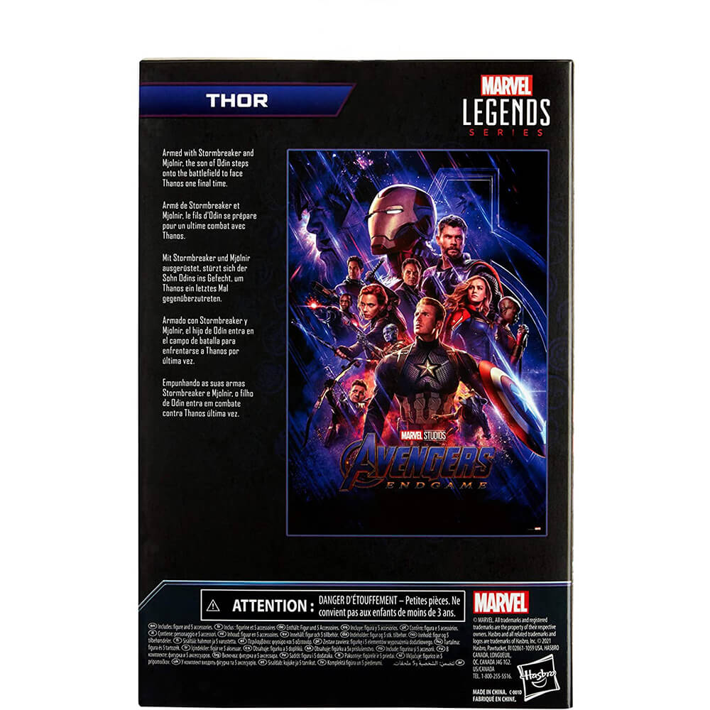  Marvel Legends Series Thor: Love and Thunder Thor Action Figure  6-inch Collectible Toy, 3 Accessories : Toys & Games