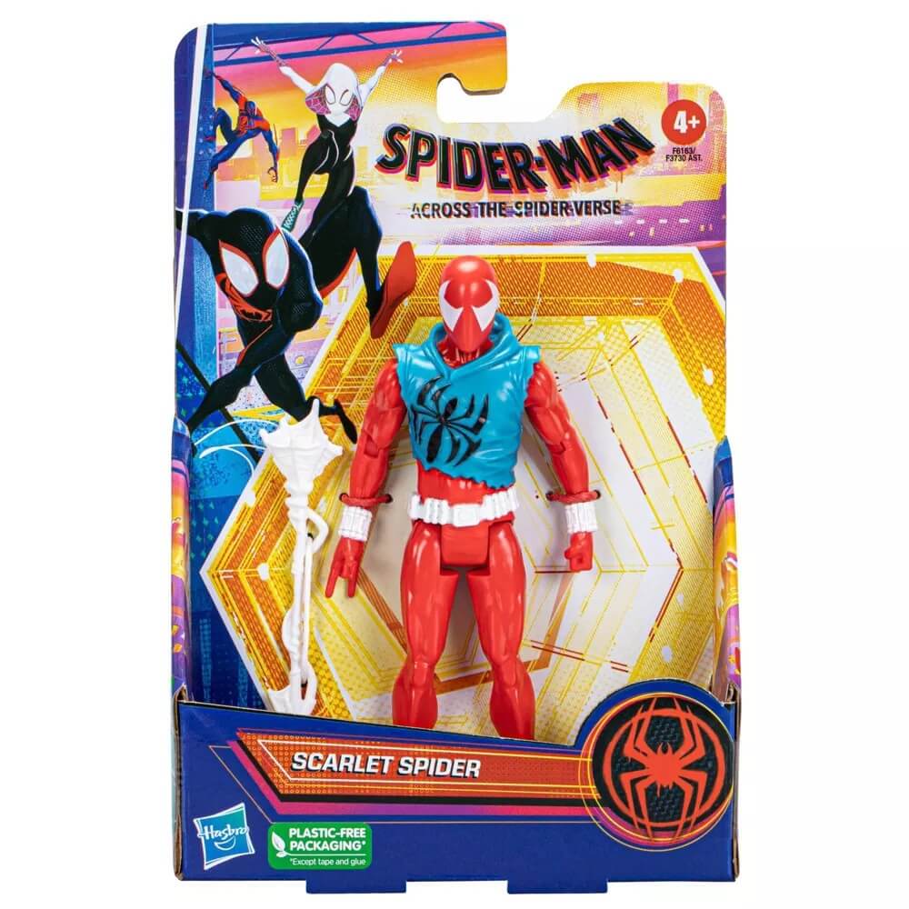 Marvel Spider-Man Across the Spider-Verse Scarlet Spider 6" Action Figure