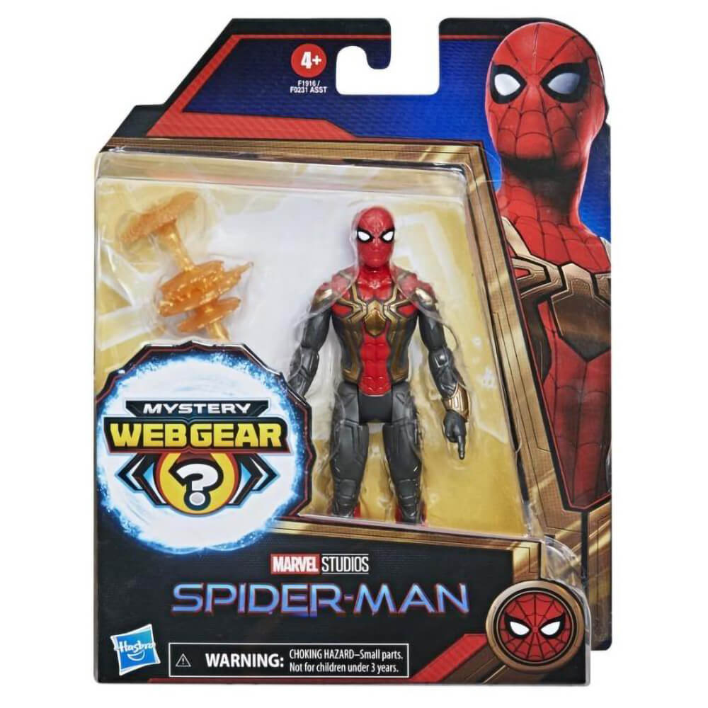 Marvel Spider-Man Mystery Web Gear Iron Spider Integrated Suit 6 Inch Figure
