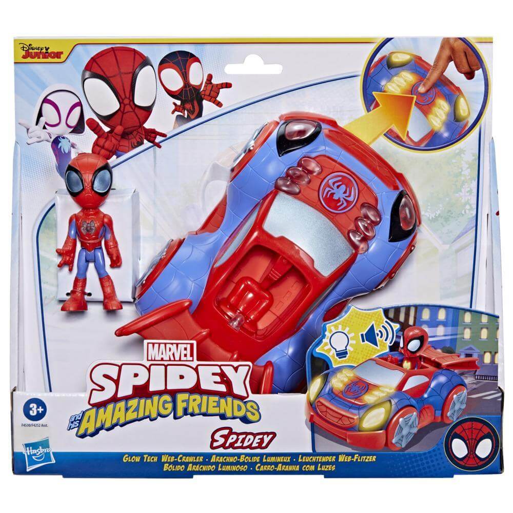 Marvel Spidey and his Amazing Friends Glow Tech Web-Crawler