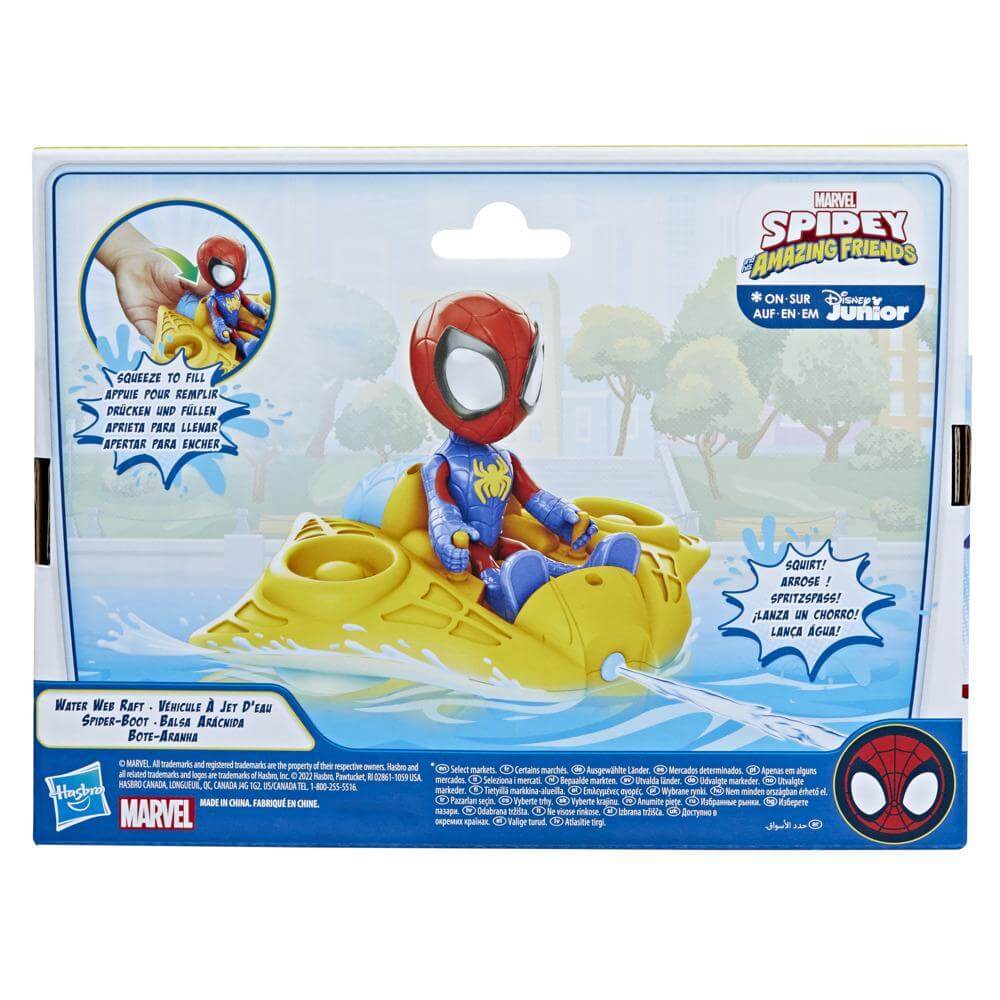 Marvel Spidey and His Amazing Friends Spidey Water Web Raft with Figure