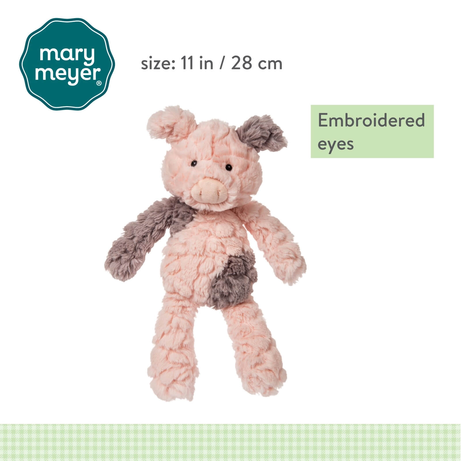 Mary Meyer Putty Nursery Piglet 11" Stuffed Animal