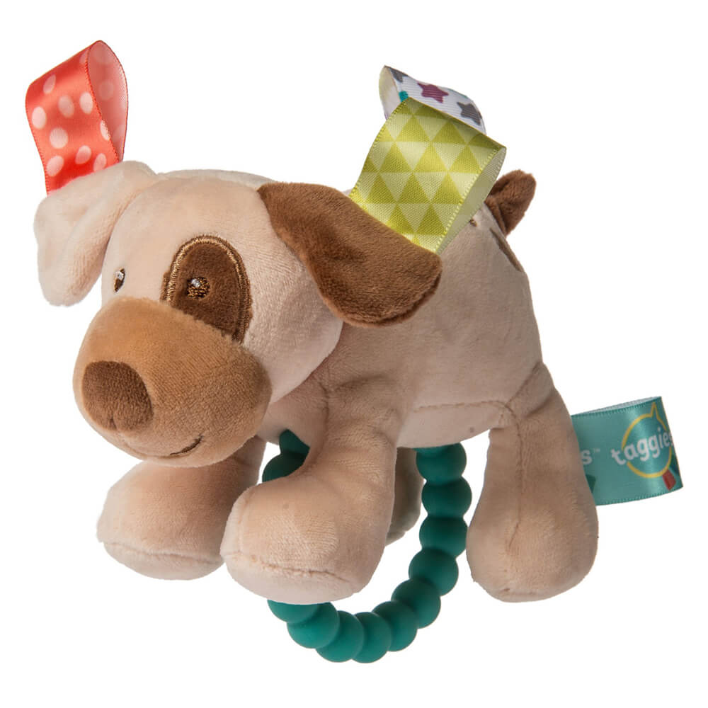 Mary Meyer Taggies Buddy Dog 5" Teether Rattle