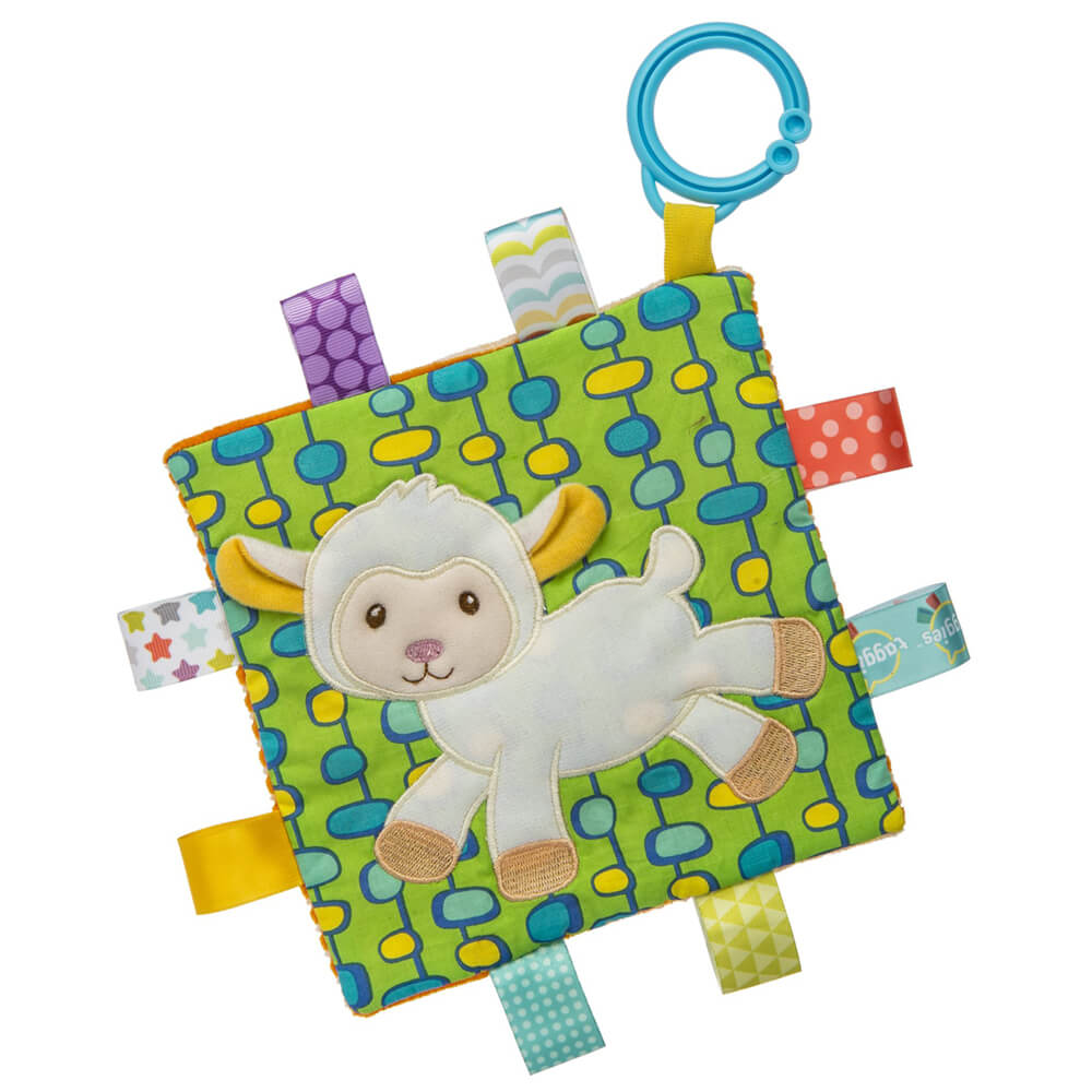 Mary Meyer Taggies Crinkle Me 6x6" Sherbet Lamb