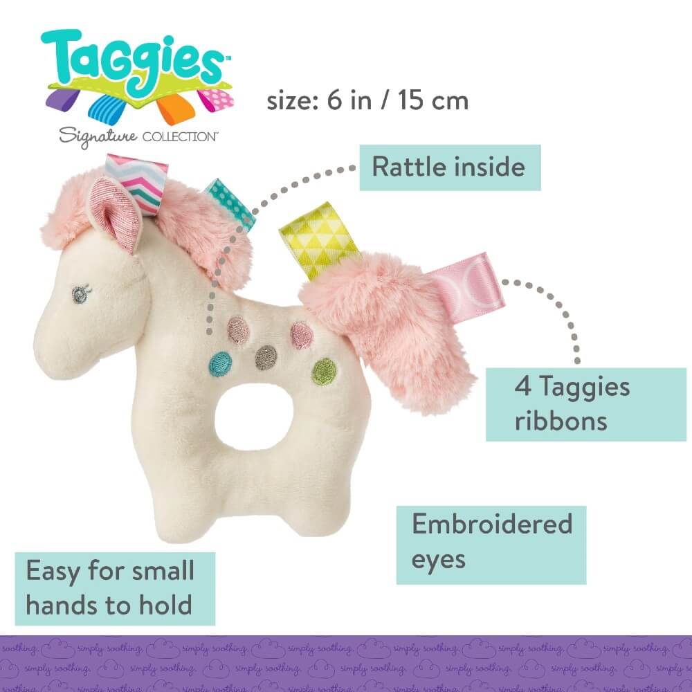 Mary Meyer Taggies Painted Pony Rattle