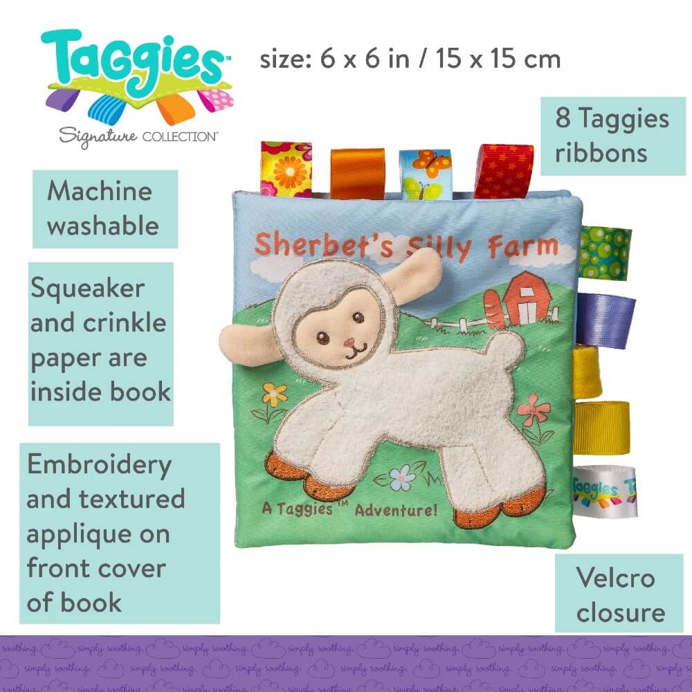 Mary Meyer Taggies Sherbet Lamb Soft Book