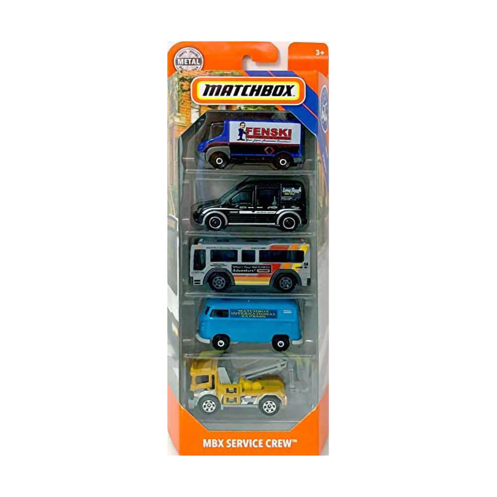Matchbox Basic Car 5 Pack (Assorted, styles vary)