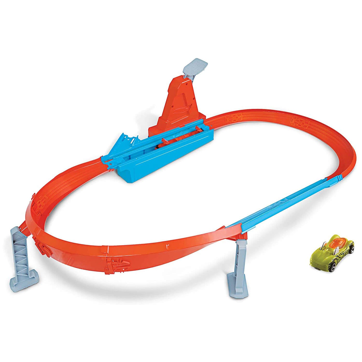 Front view of the Hot Wheels Action Rapid Raceway Champion Trackset.