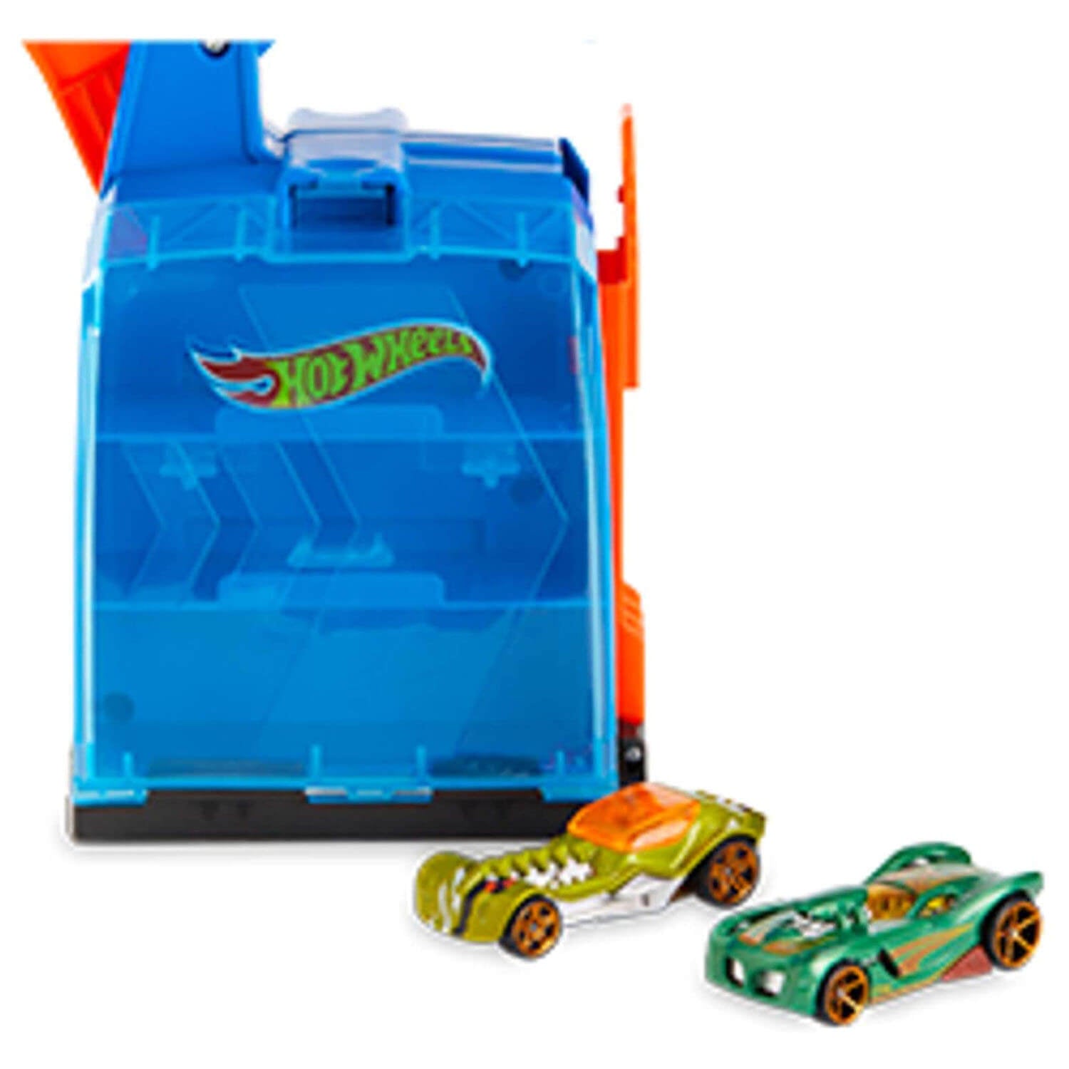 Front view of the hot wheels toy.