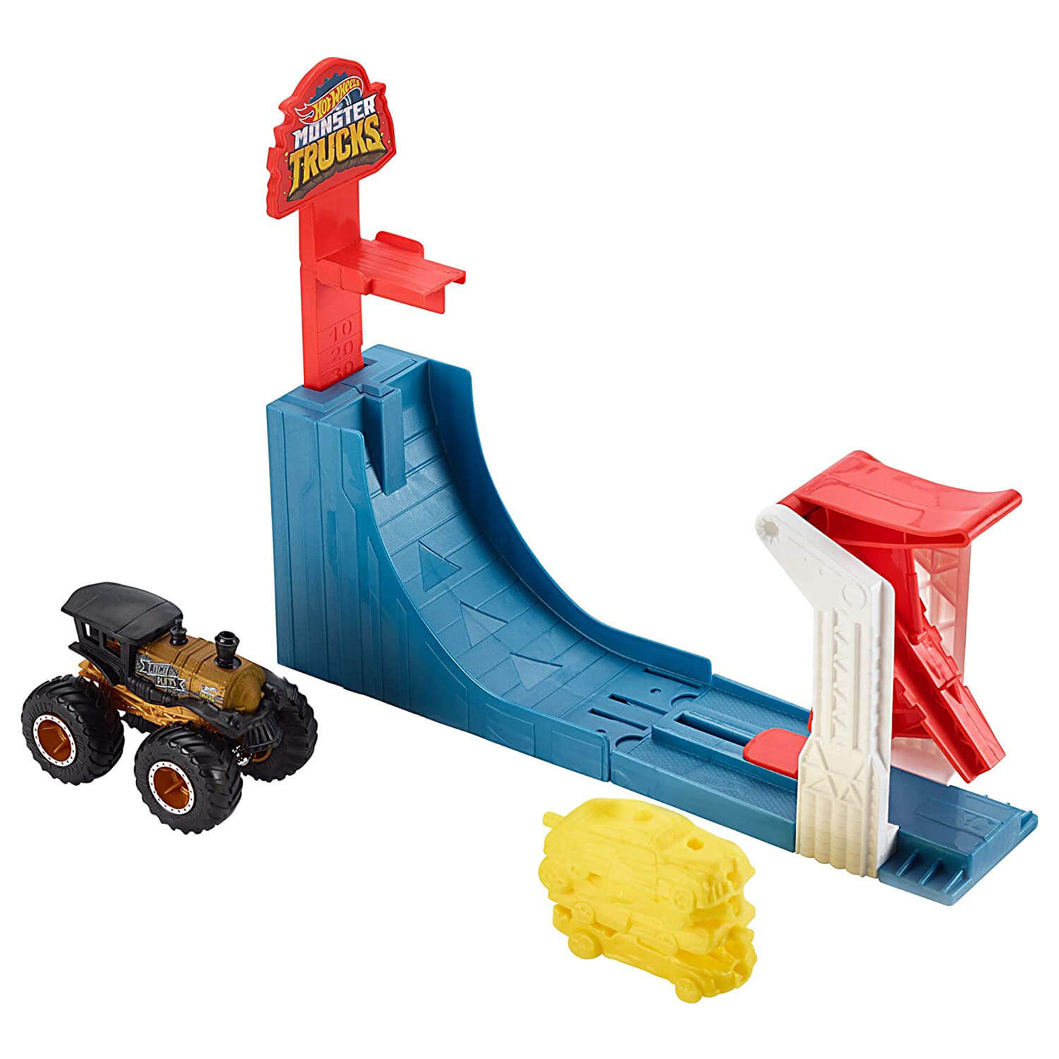 Front view of the Hot Wheels Monster Trucks Big Air Breakout.