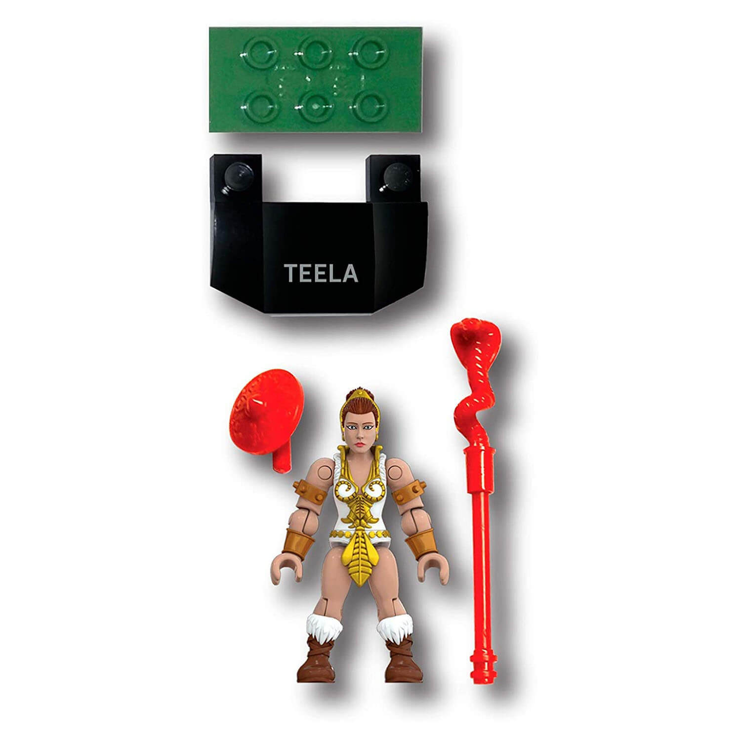 Front view of the teela figure.