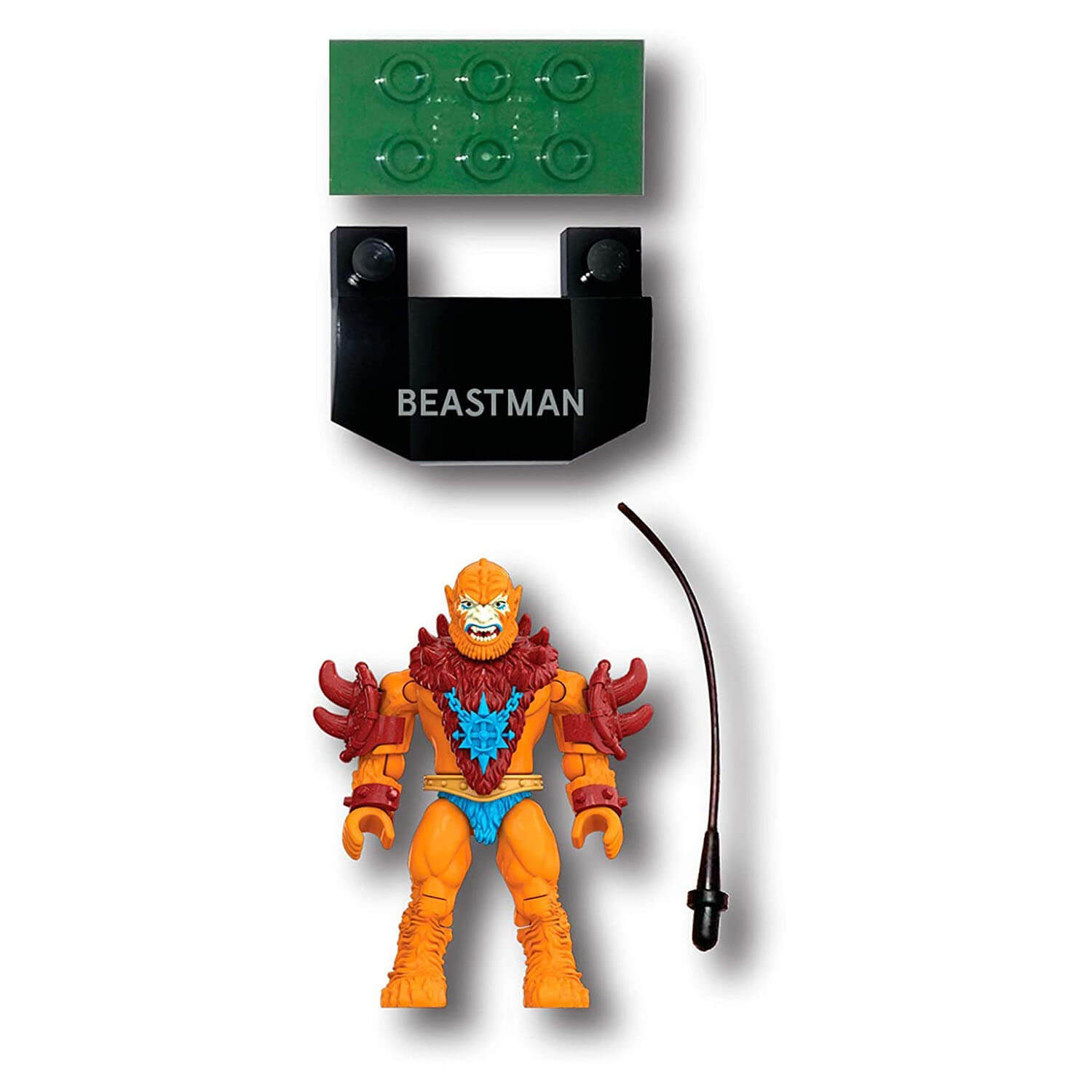 Front view of the beastman figure.