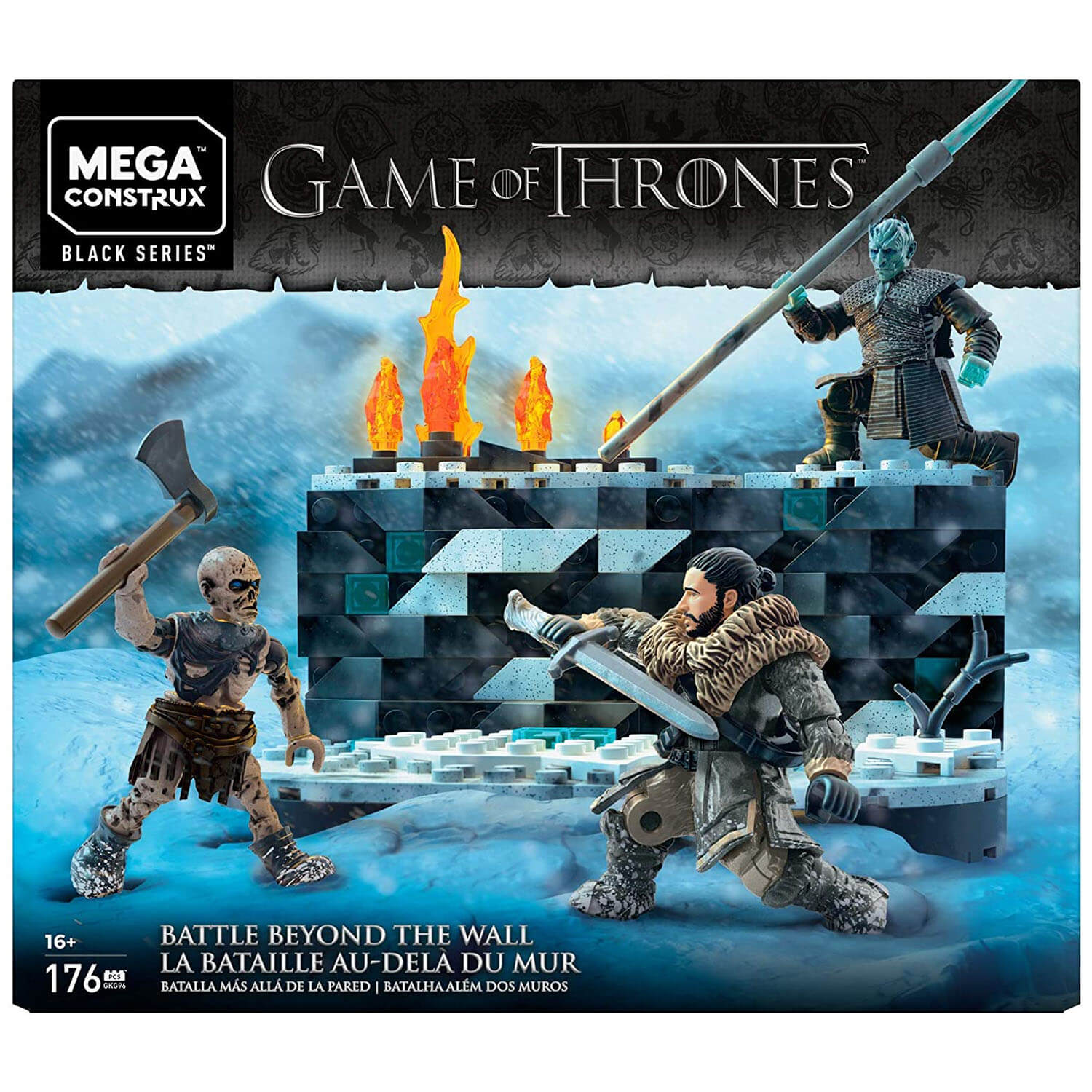 Mega Construx Game Of Thrones Battle Beyond The Wall 176 pcs Building Set