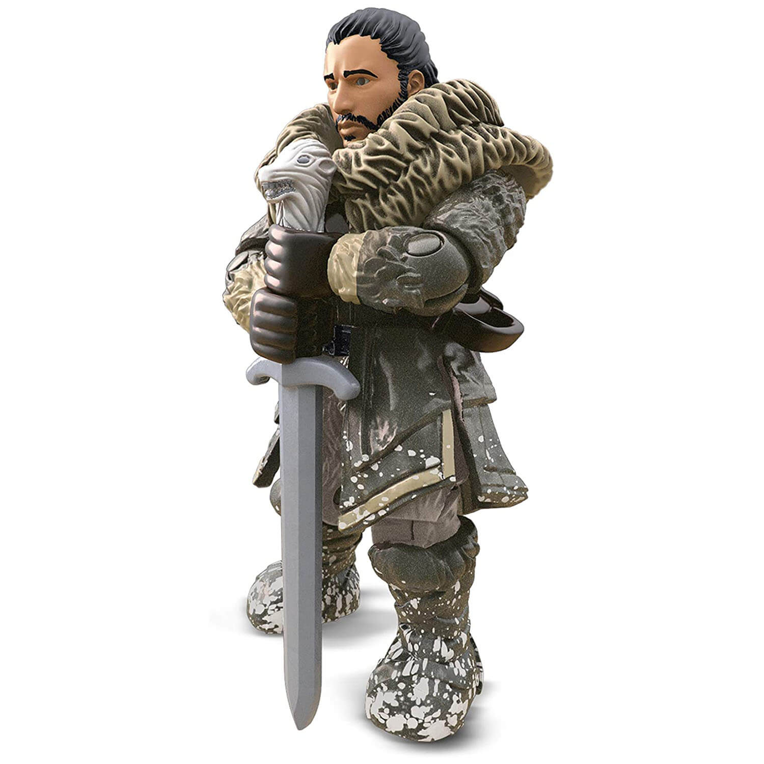 Front view of the figure.
