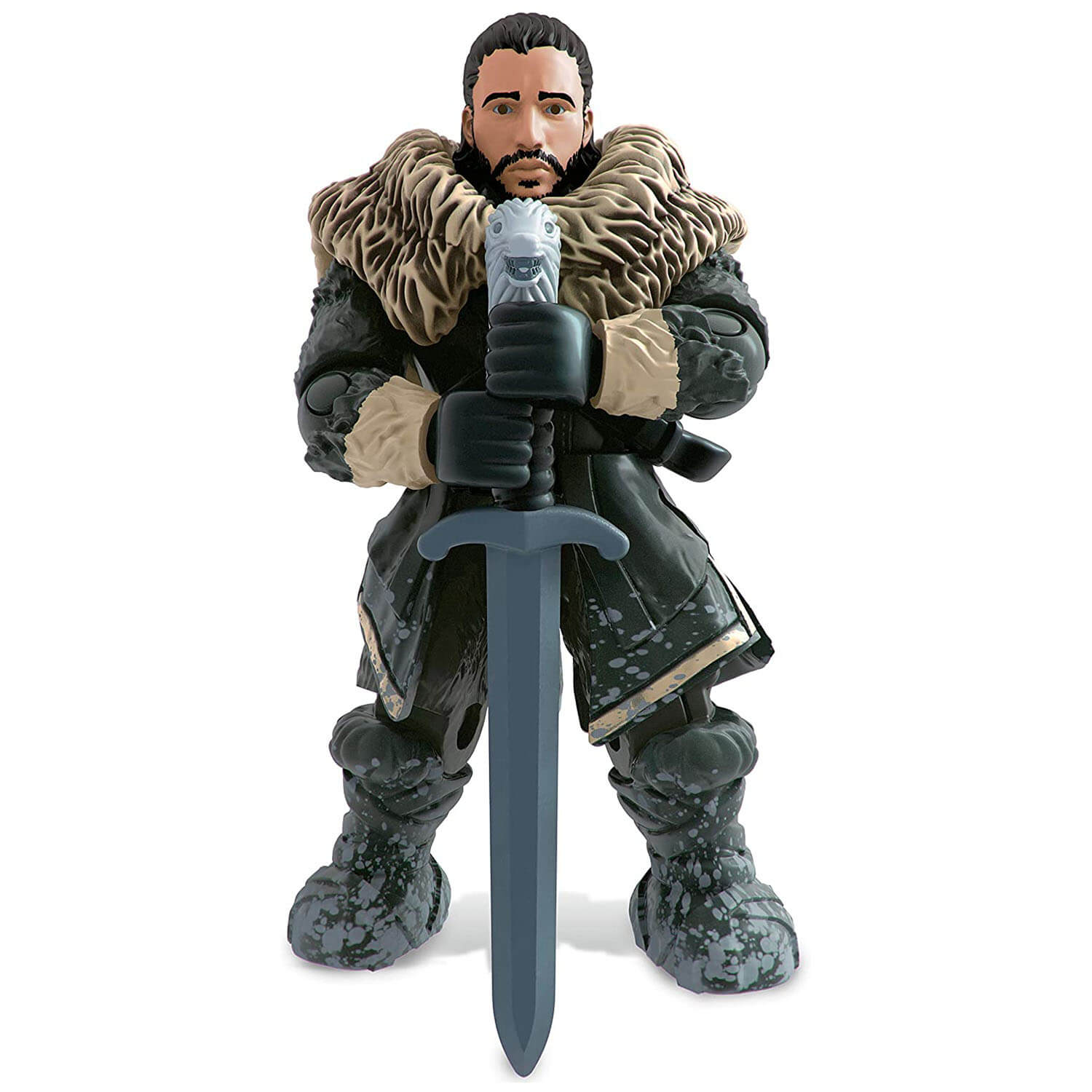 Front view of the figure.