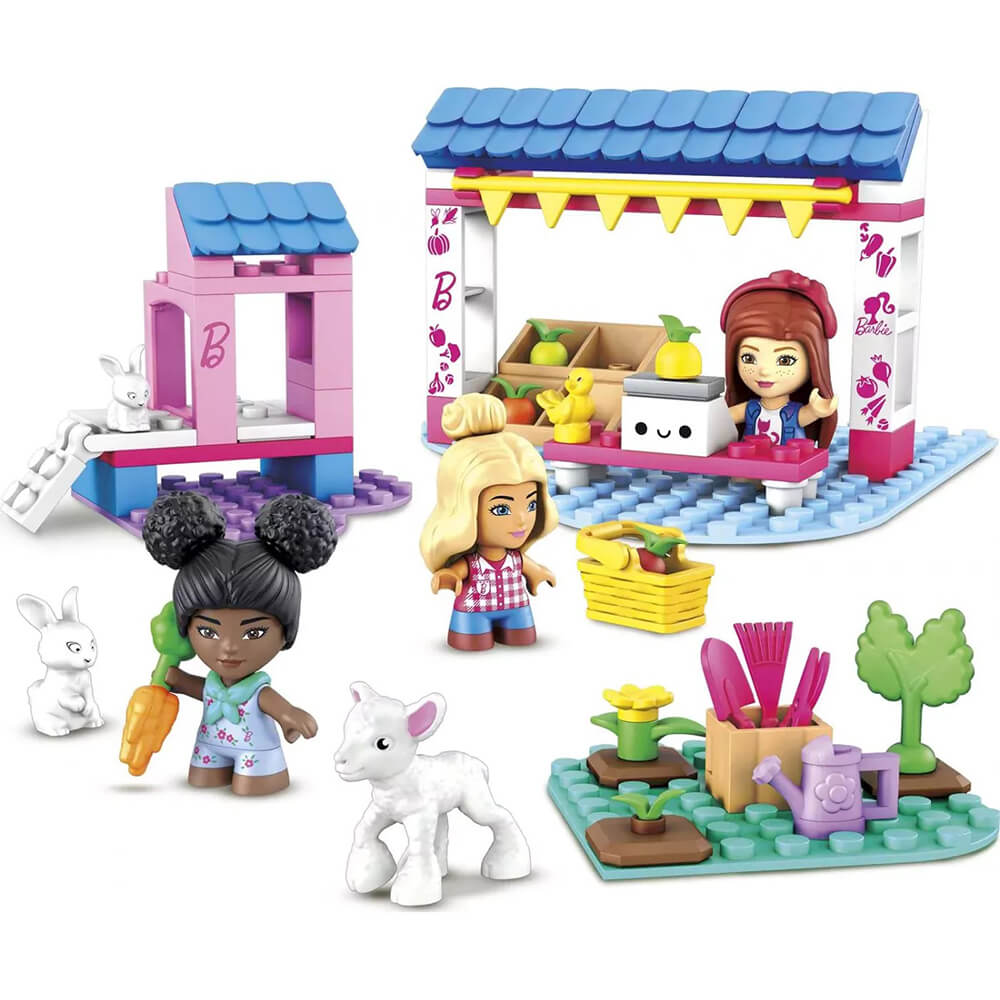 MEGA Barbie Farmer's Market 90 Piece Building Set
