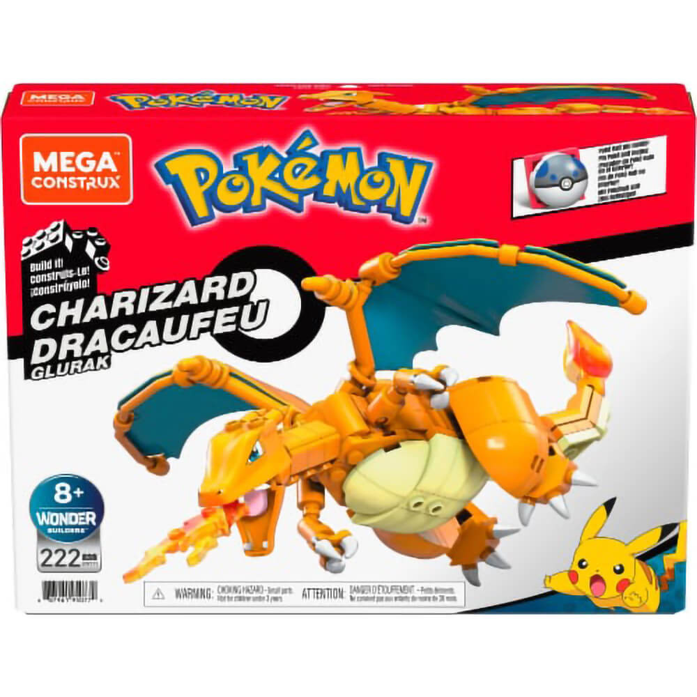 MEGA Construx Pokémon Charizard 222 Piece Building Kit
