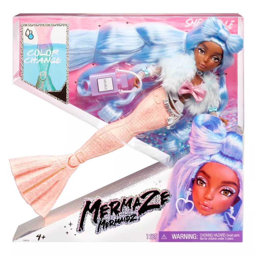 Mermaze Mermaidz Color Change Shellnelle Fashion Doll