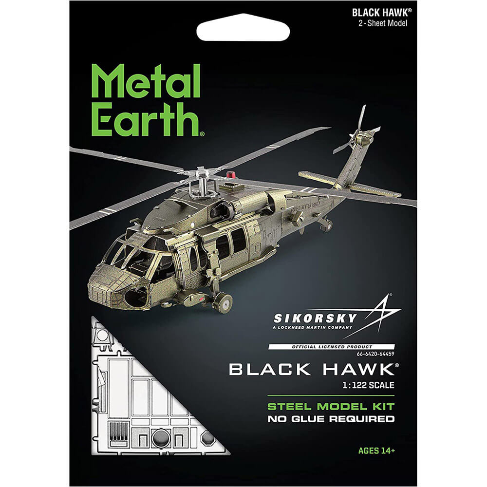 Metal Earth Black Hawk 2 Sheet Metal Model Kit