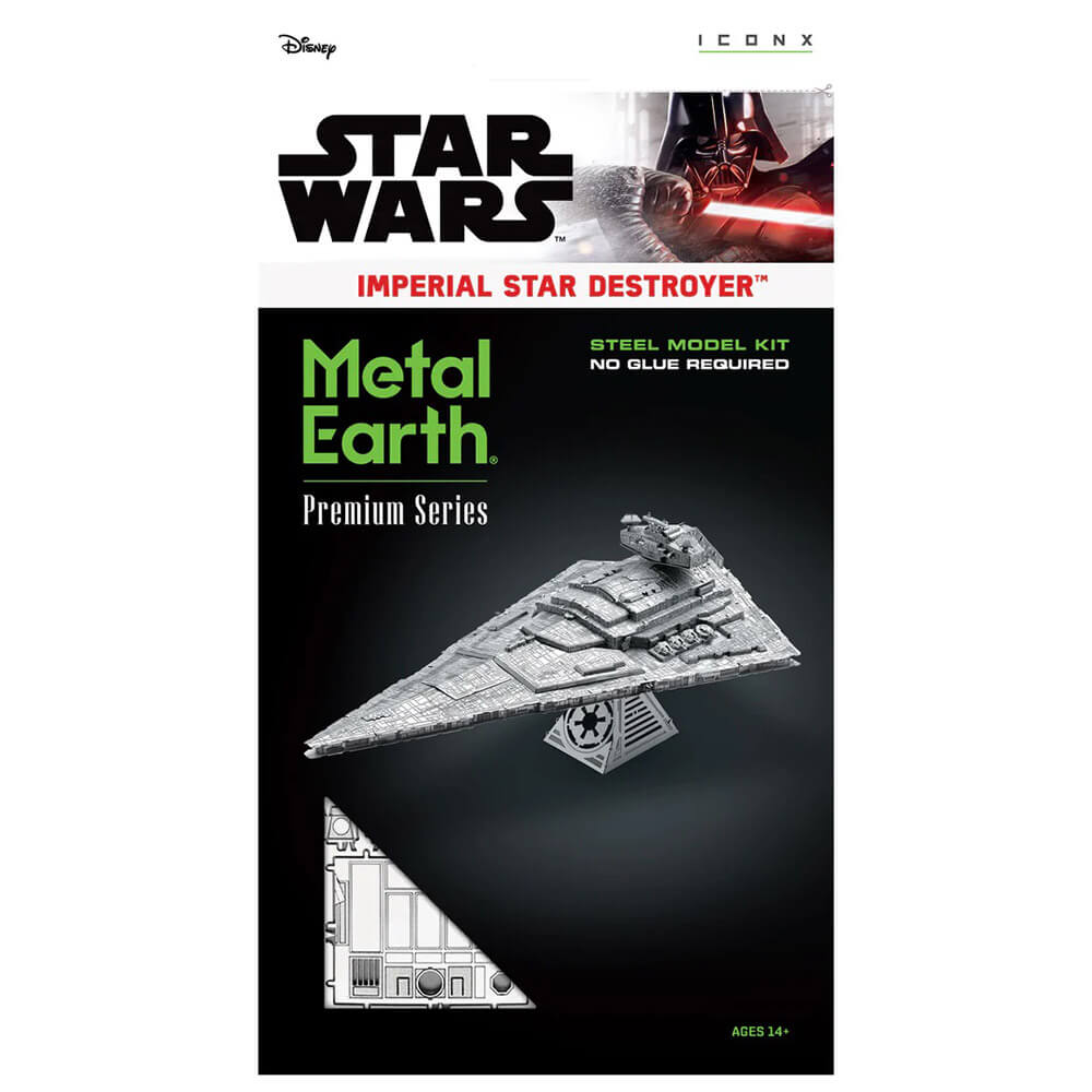 Metal Earth Iconx Star Wars Imperial Star Destroyer 2.5 Sheet Metal Model Kit