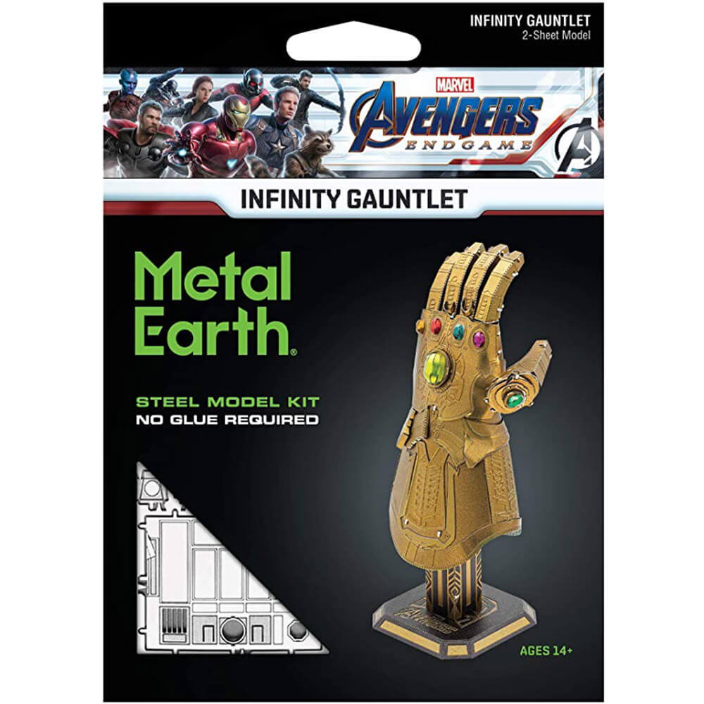 Metal Earth Marvel Infinity Gauntlet 2 Sheet Metal Model Kit