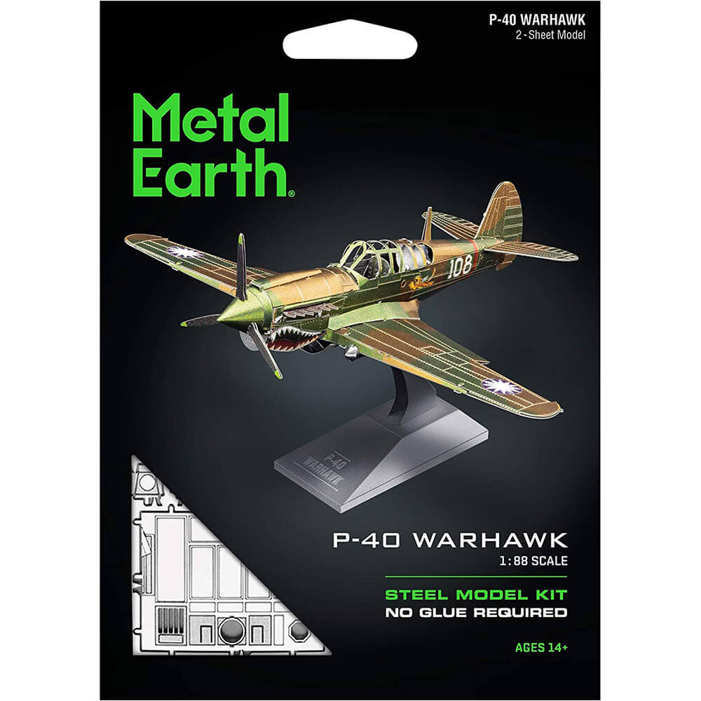 Metal Earth P-40 Warhawk 2 Sheet Metal Model Kit