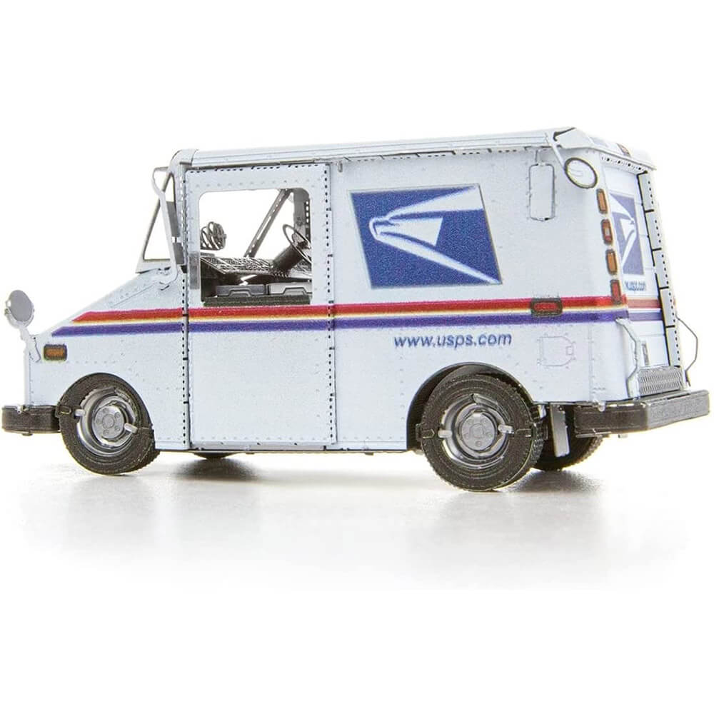Metal Earth USPS LLV Mail Truck 2 Sheet Metal Model Kit