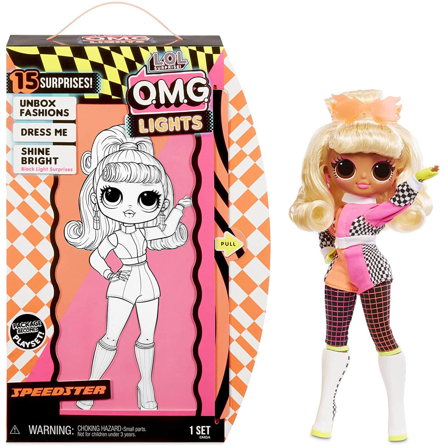 LOL Surprise O.M.G. Lights Speedster Fashion Doll