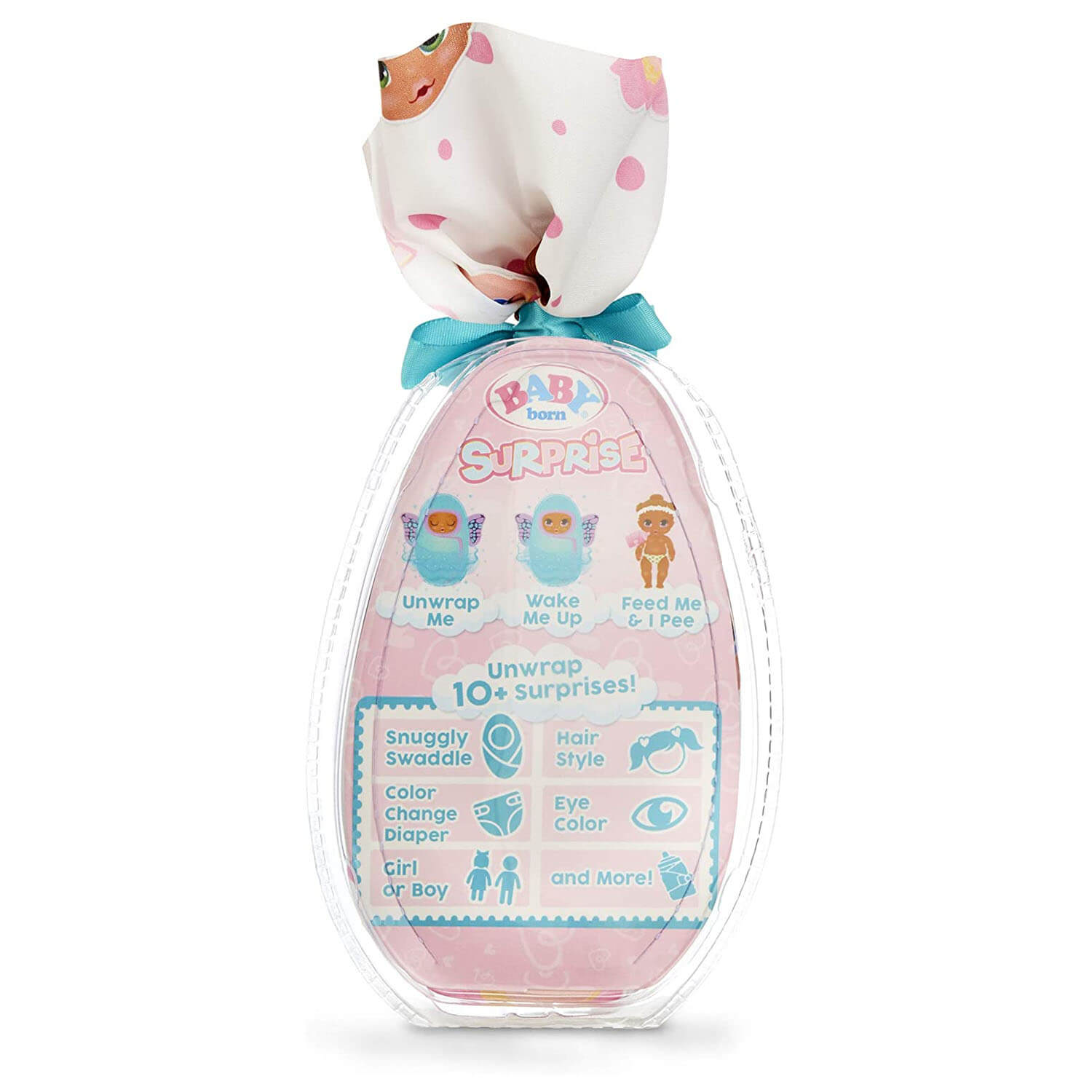 Back view of the BABY born Surprise Series 2 package.