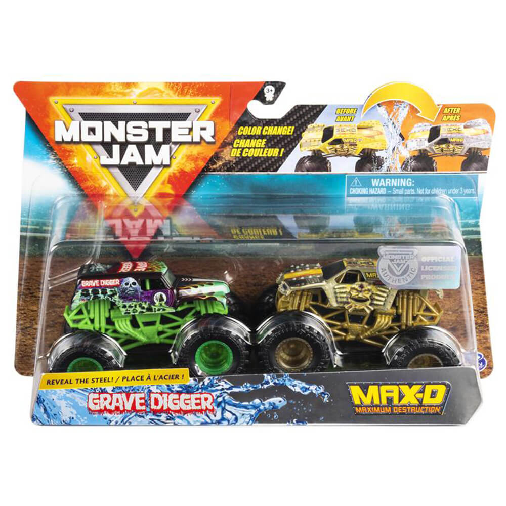 Monster Jam Color Change Toro Loco vs Higher Education 2-Pack