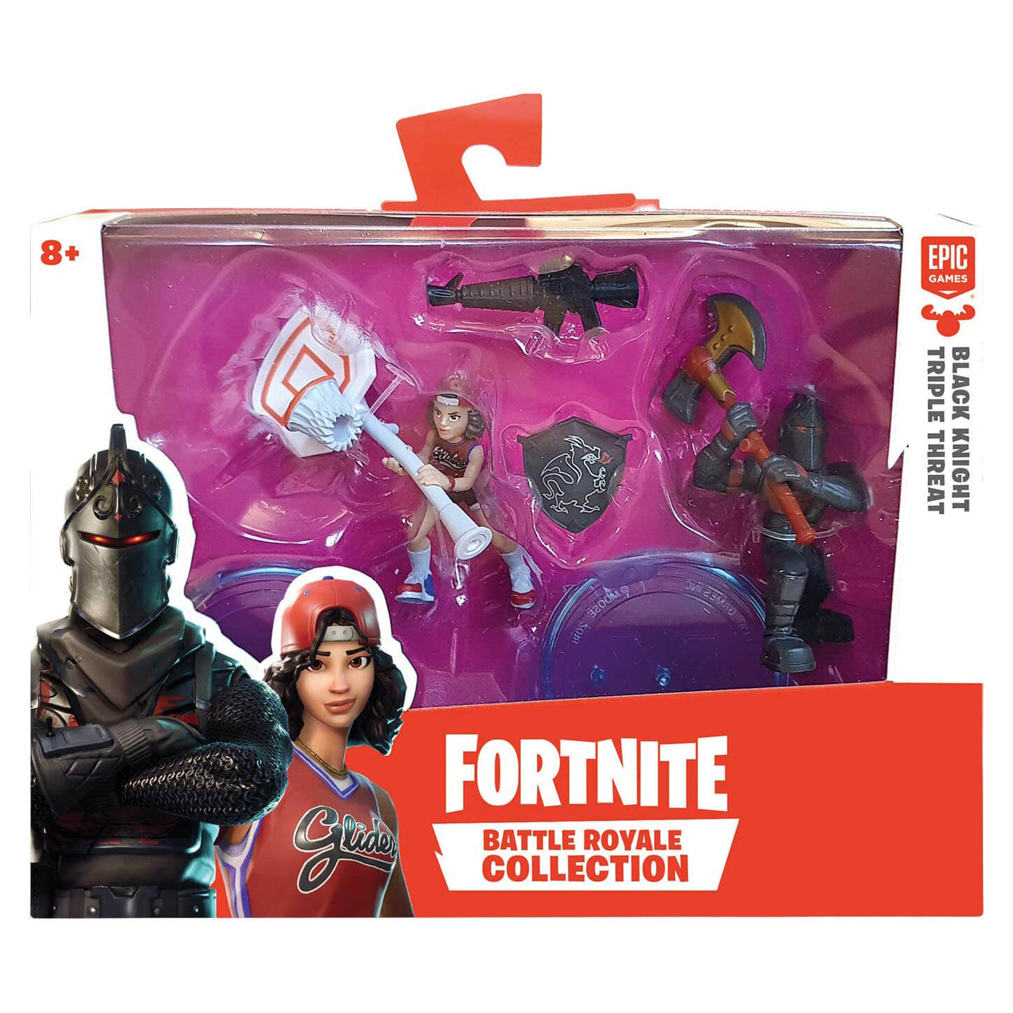 Fortnite 2" Duo Figure Pack - Black Knight and Triple Threat