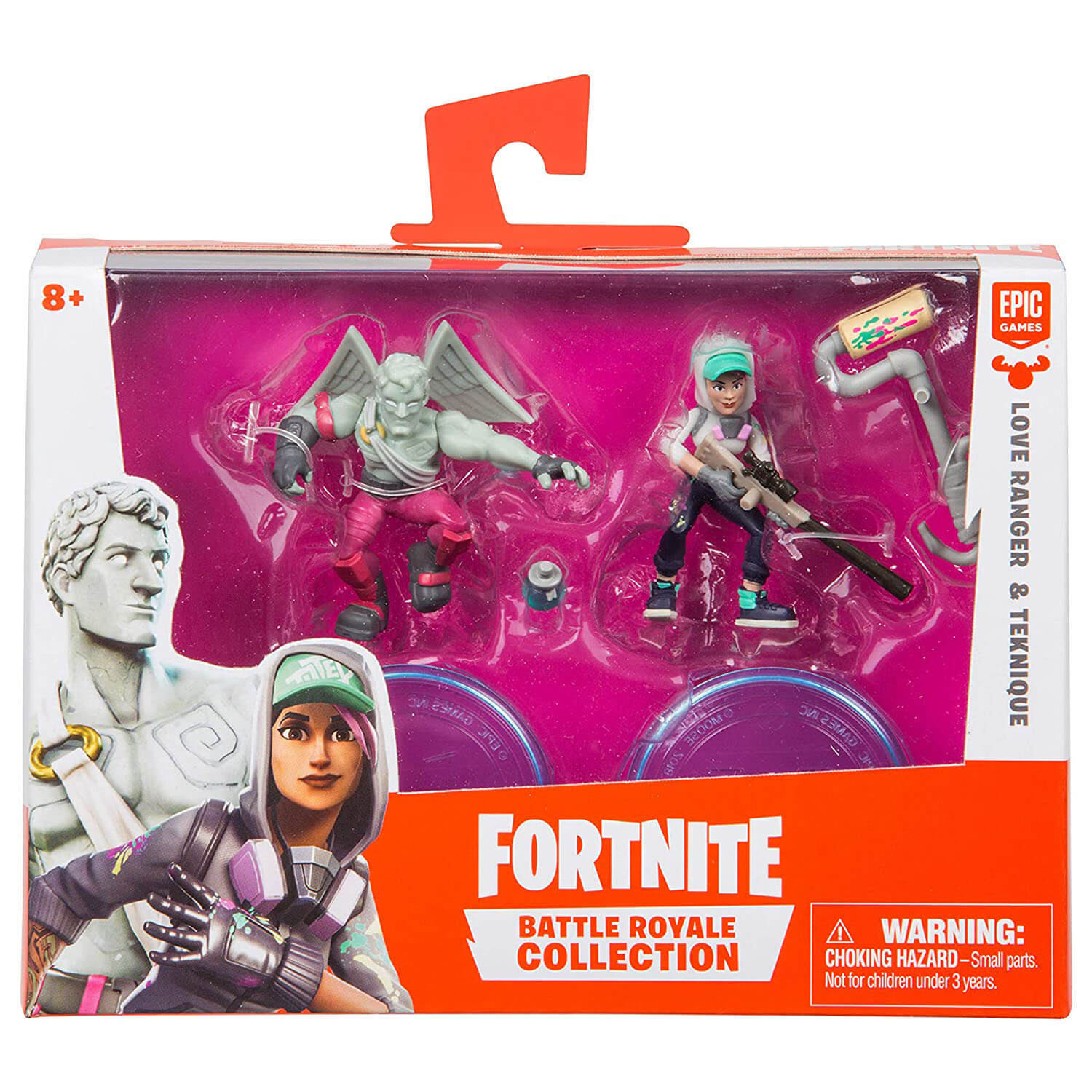 Fortnite 2" Duo Figure Pack - Love Ranger and Teknique