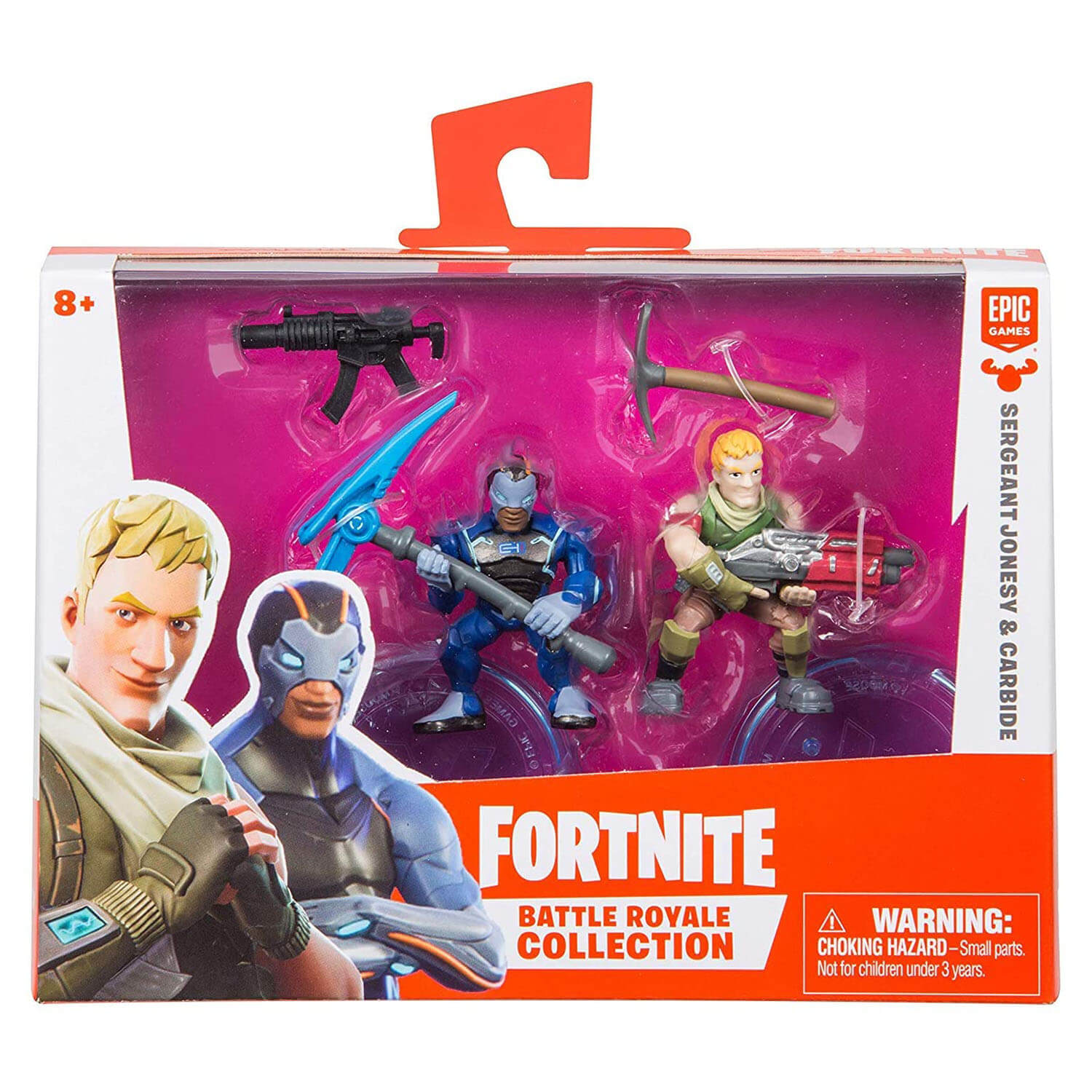 Fortnite 2" Duo Figure Pack - Sergeant Jonesy and Carbide