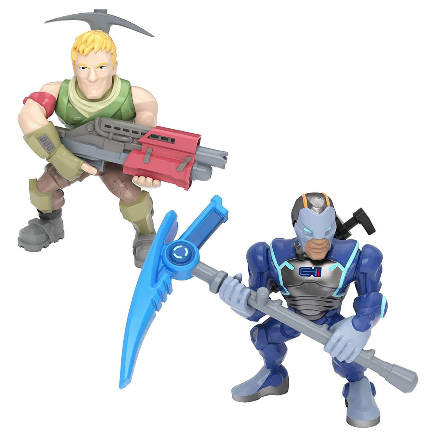 Front view of the Fortnite 2" Duo Figure Pack - Love Ranger and Teknique.