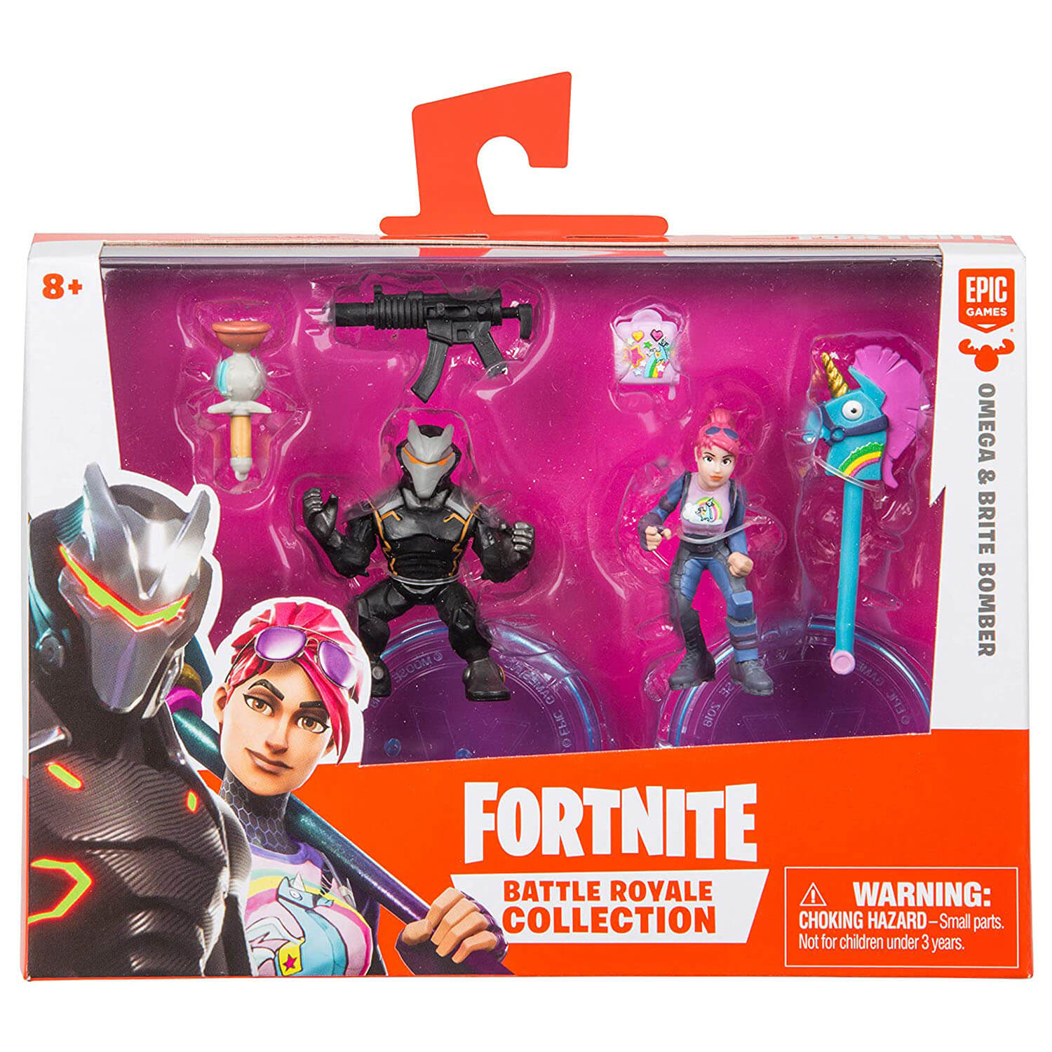 Fortnite 2" Duo Figure Pack - Omega and Brite Bomber