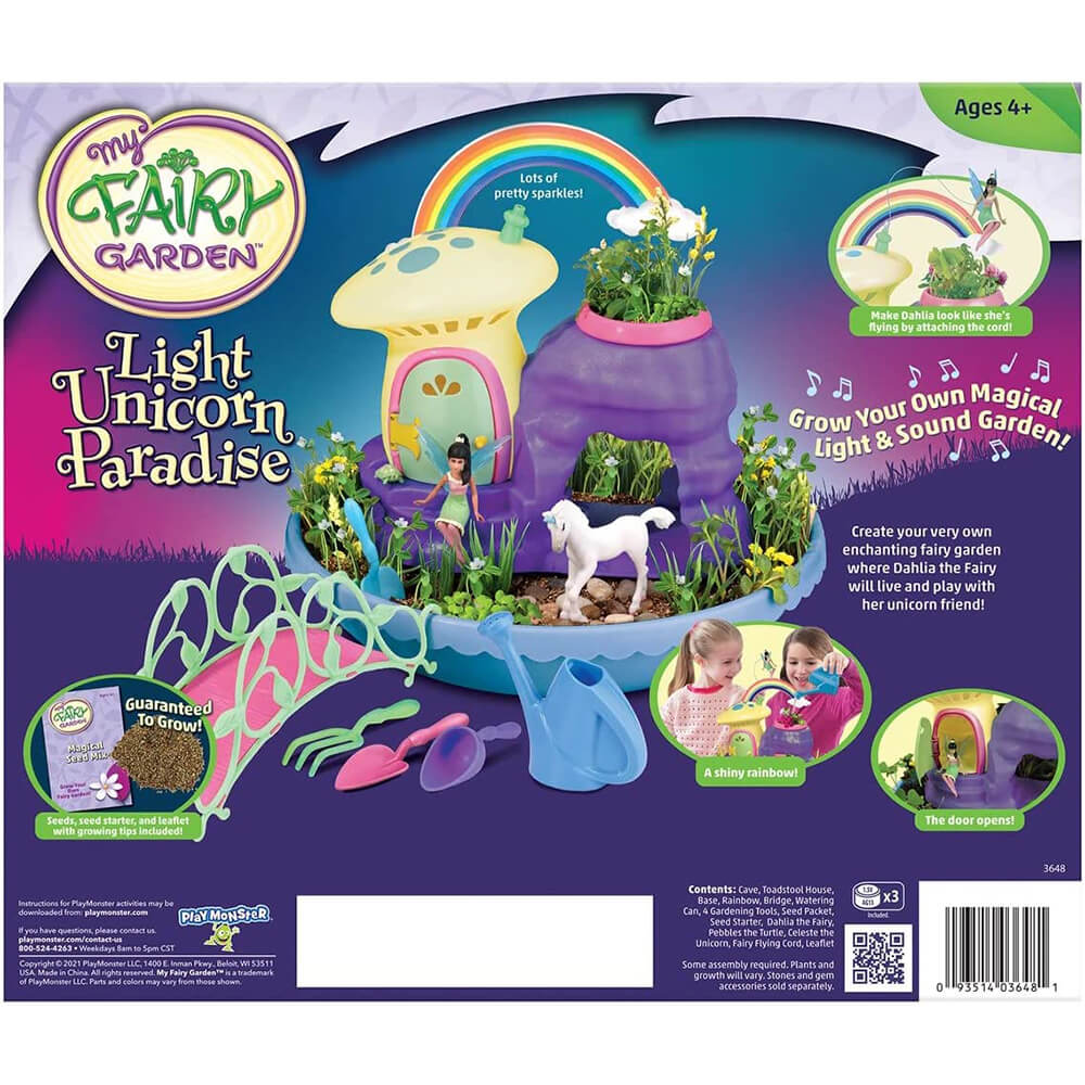 fairy garden seed kit My Fairy Garden Light Unicorn Paradise Growing Craft Kit – Maziply Toys