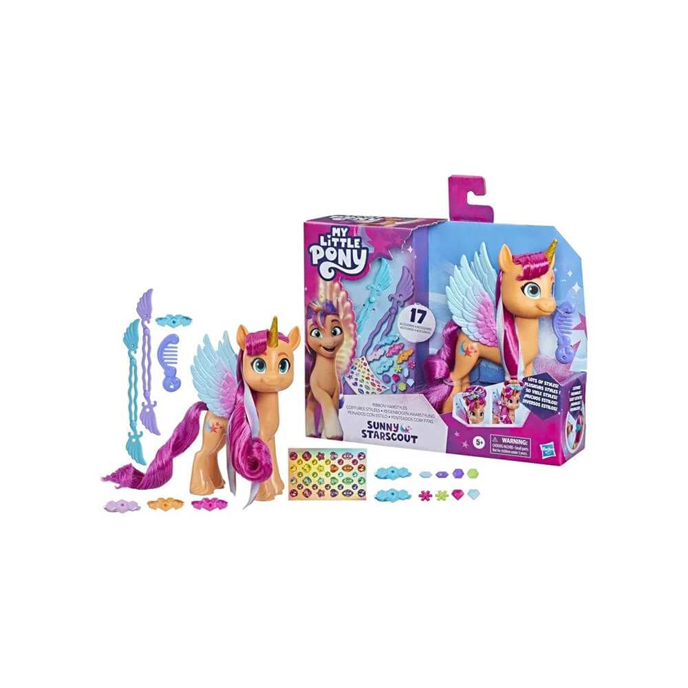 My Little Pony: Make Your Mark Ribbon Hairstyles Sunny Starscout 6-Inch Pony