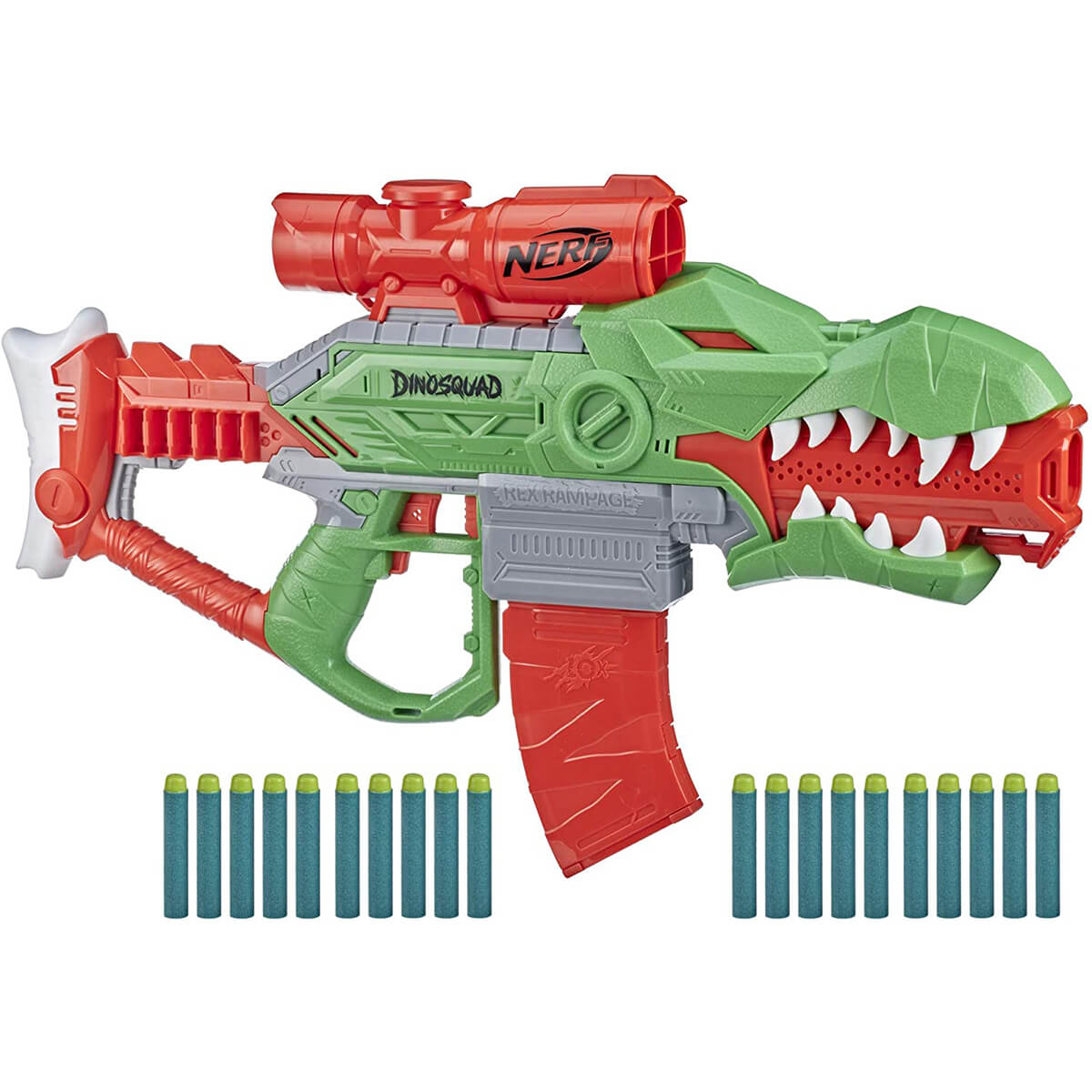 Nerf DinoSquad Rex-Rampage Motorized Dart Blaster