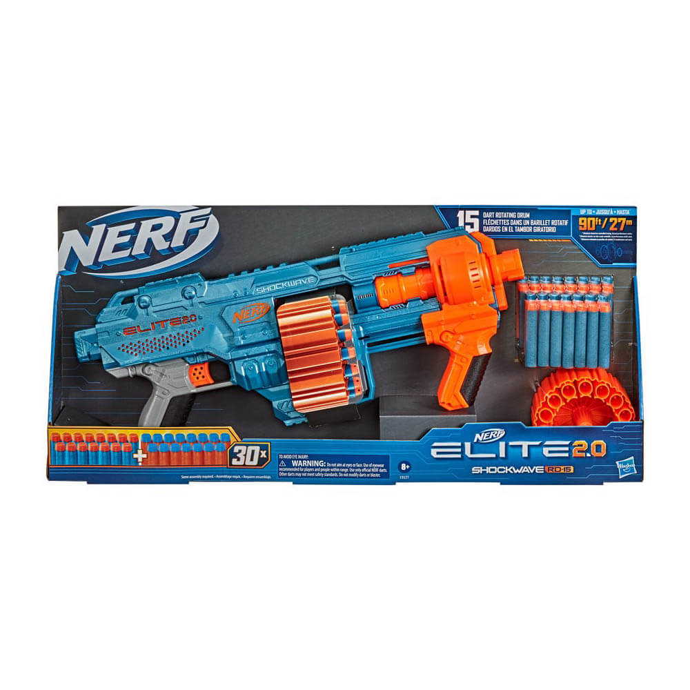 NERF Elite 2.0 Shockwave RD-15 Blaster